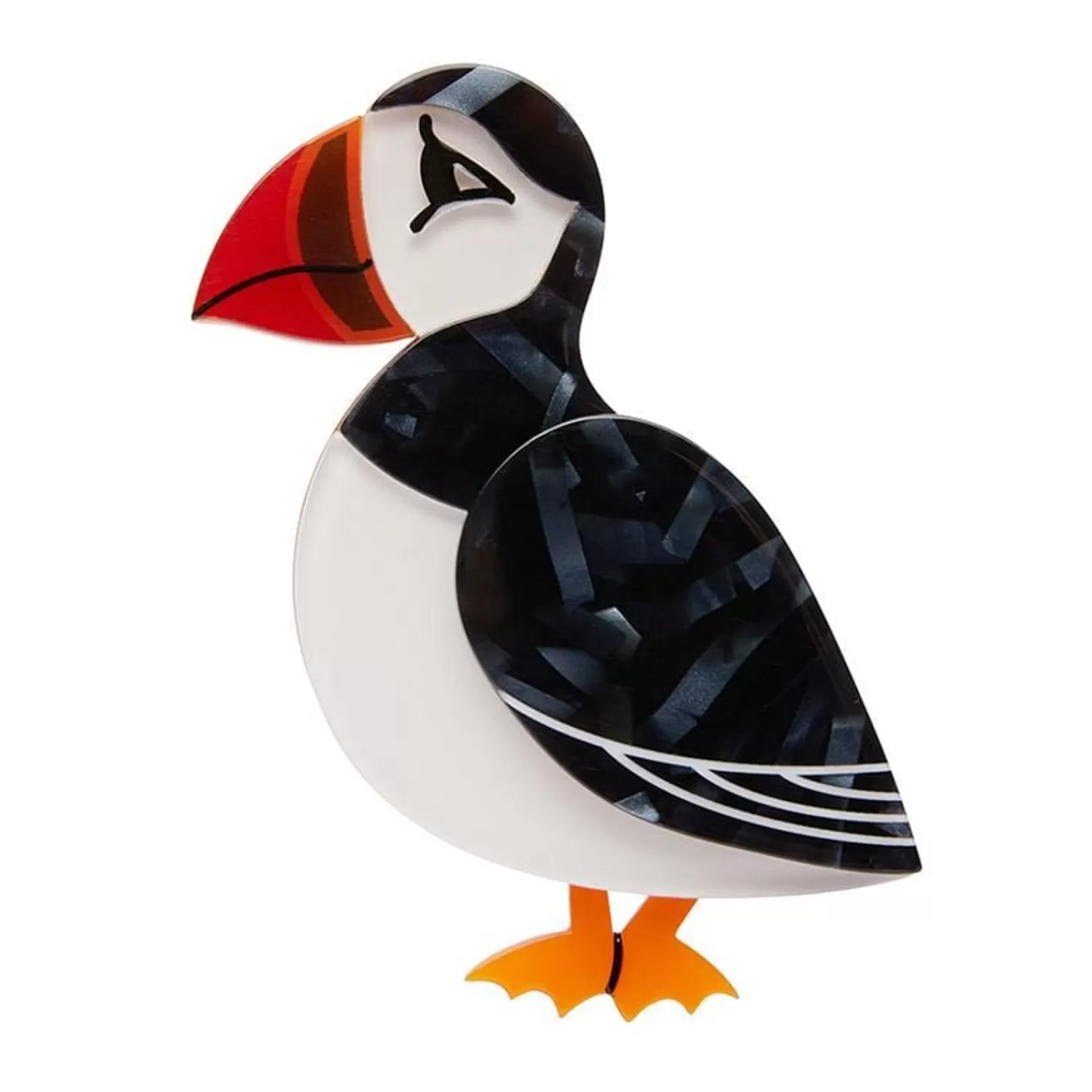 Piccolo Puffin Brooch*Erstwilder Cheap