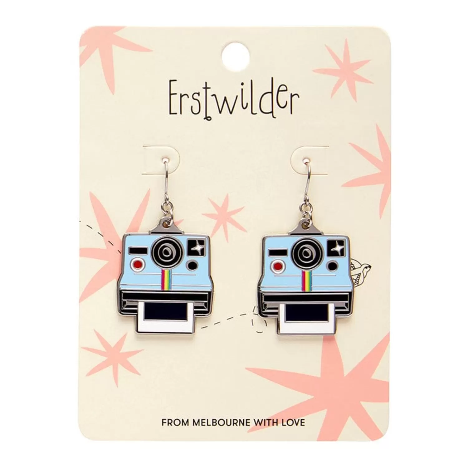 Picture Of Us Enamel Drop Earrings*Erstwilder Online