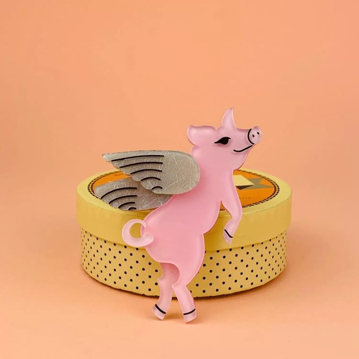 Pigs Can Fly Brooch*Erstwilder New