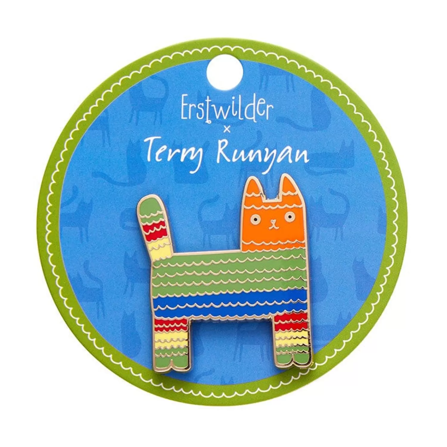 Pinata Cat Enamel Pin*Erstwilder New