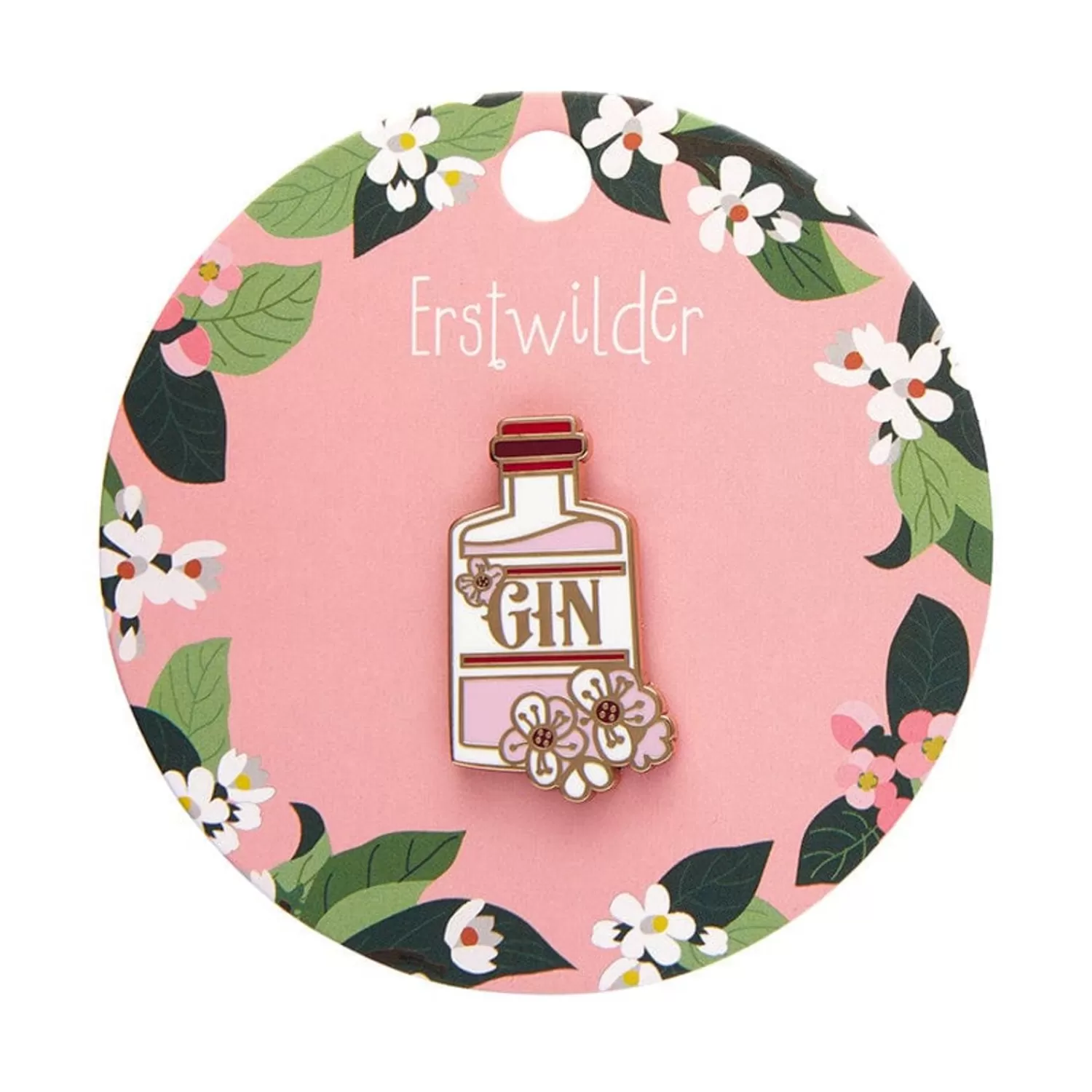 Pink Gin Party Enamel Pin*Erstwilder Hot