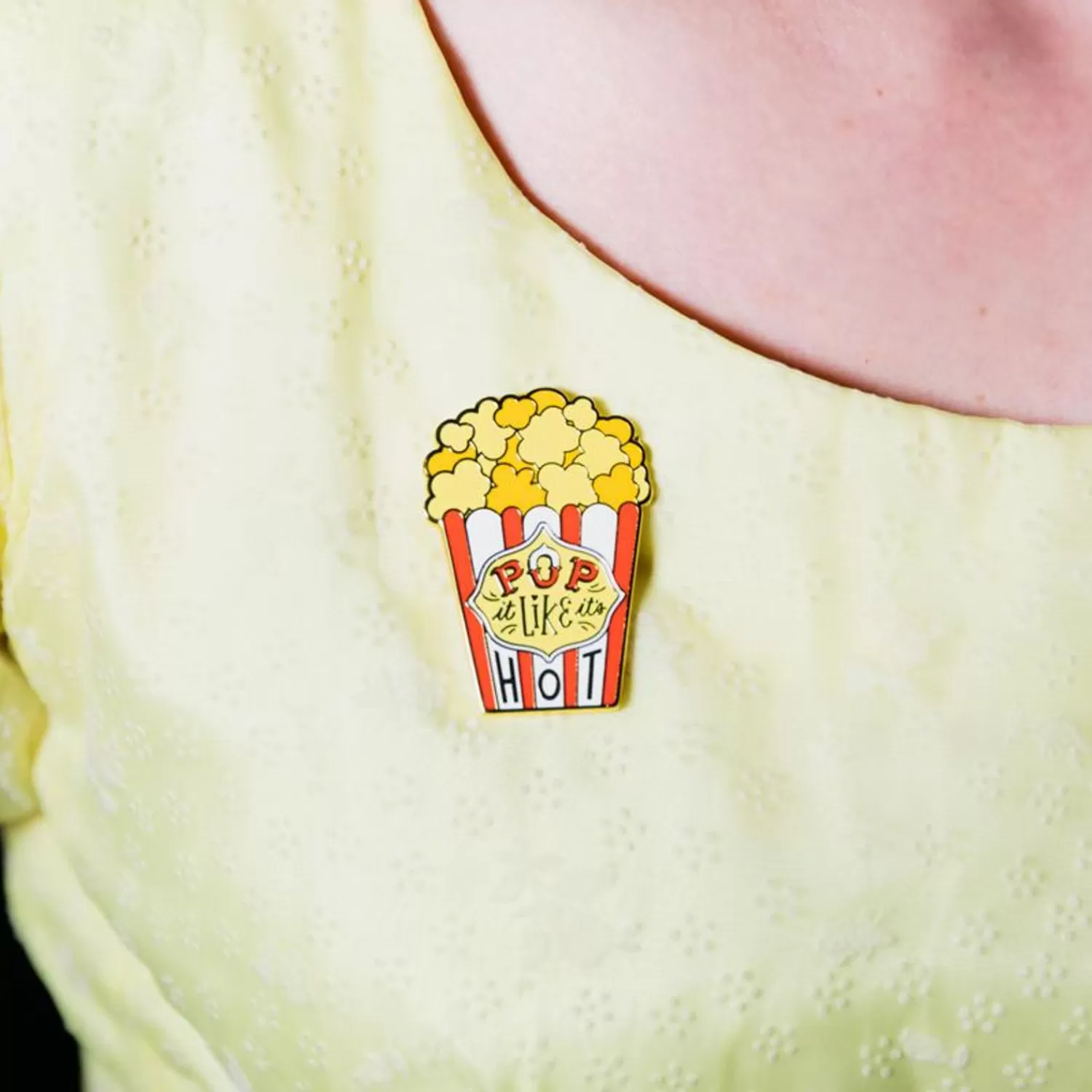 Pop It Like It'S Hot Enamel Pin*Erstwilder Fashion