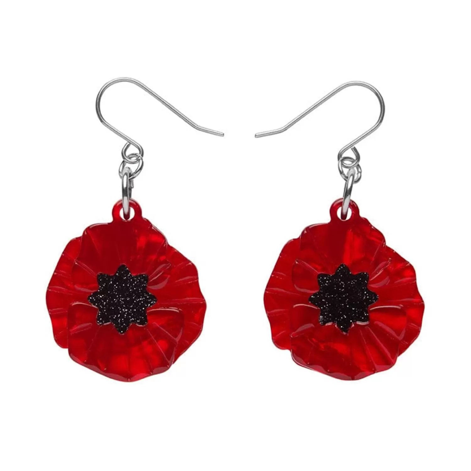 Poppy Field Drop Earrings*Erstwilder Shop