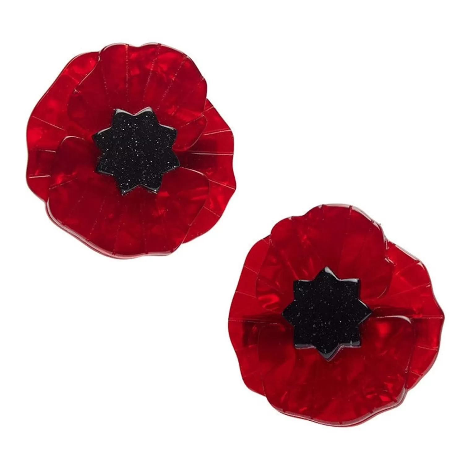 Poppy Field Hair Clips Set - 2 Piece*Erstwilder Fashion