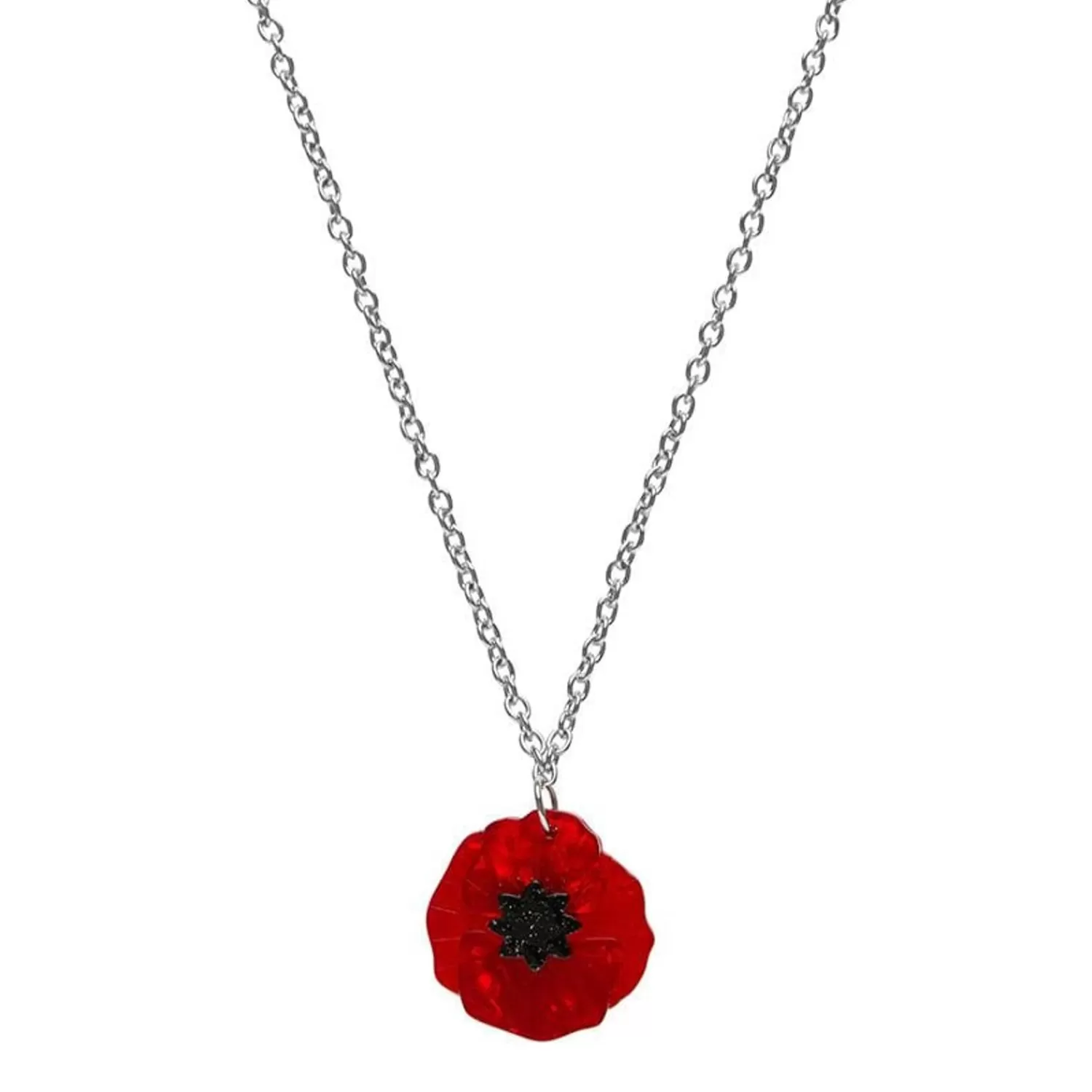 Poppy Field Mini Pendant Necklace*Erstwilder Cheap