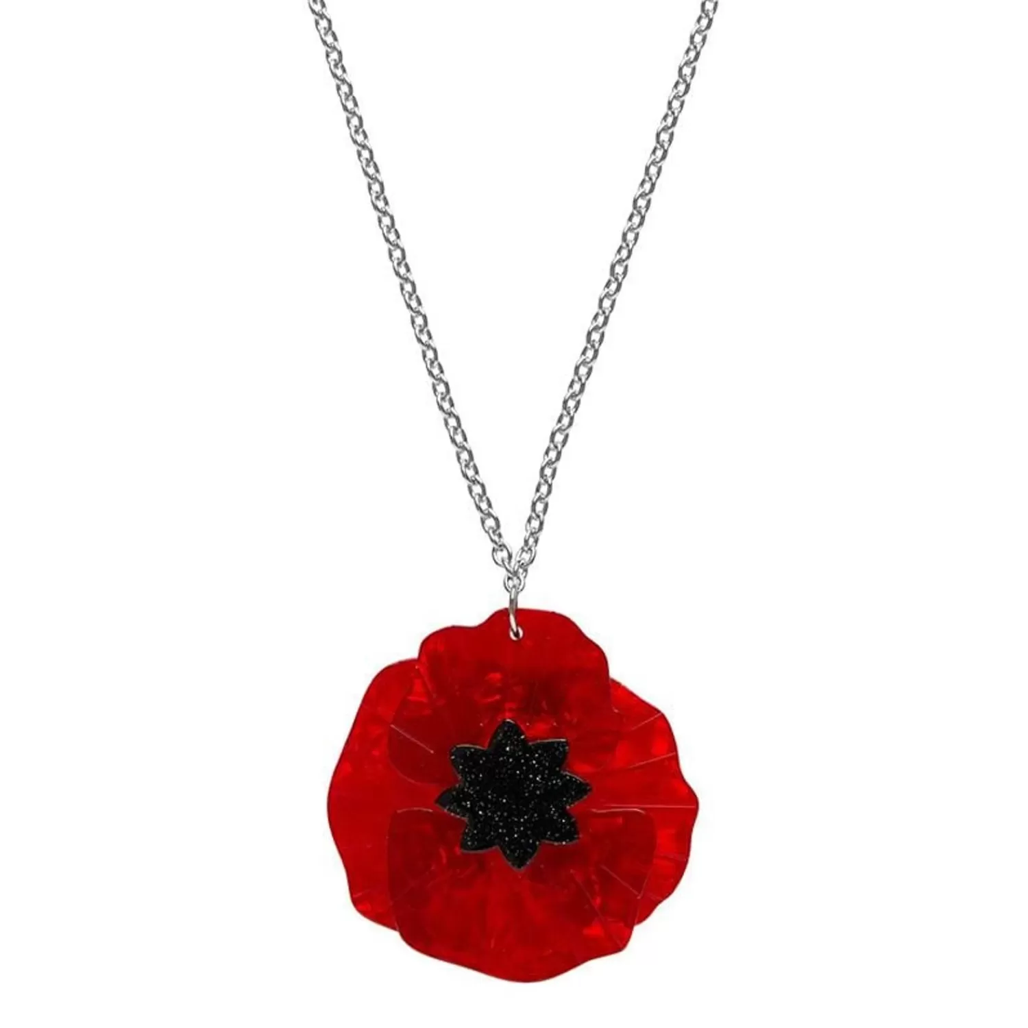 Poppy Field Pendant Necklace*Erstwilder Sale