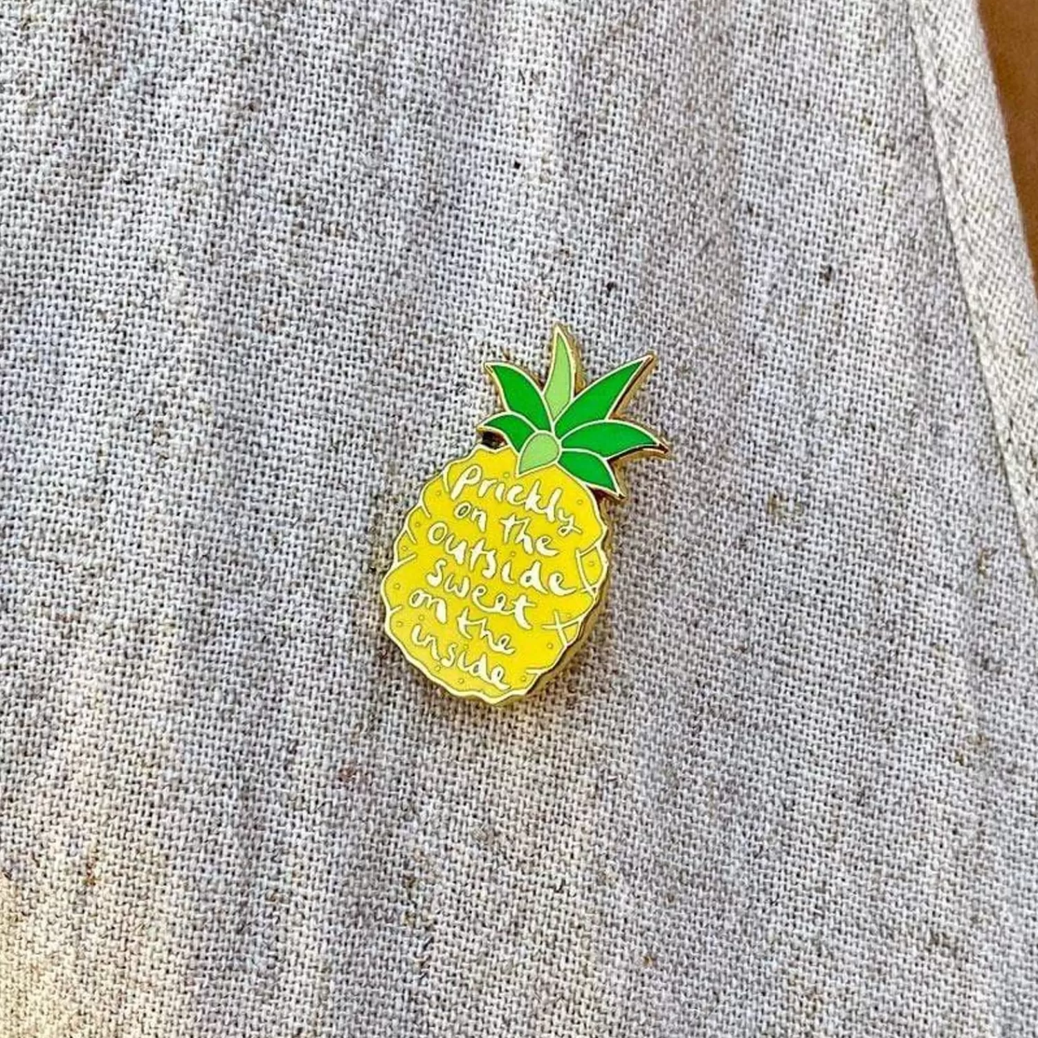 Prickly Pineapple Enamel Pin*Erstwilder Online