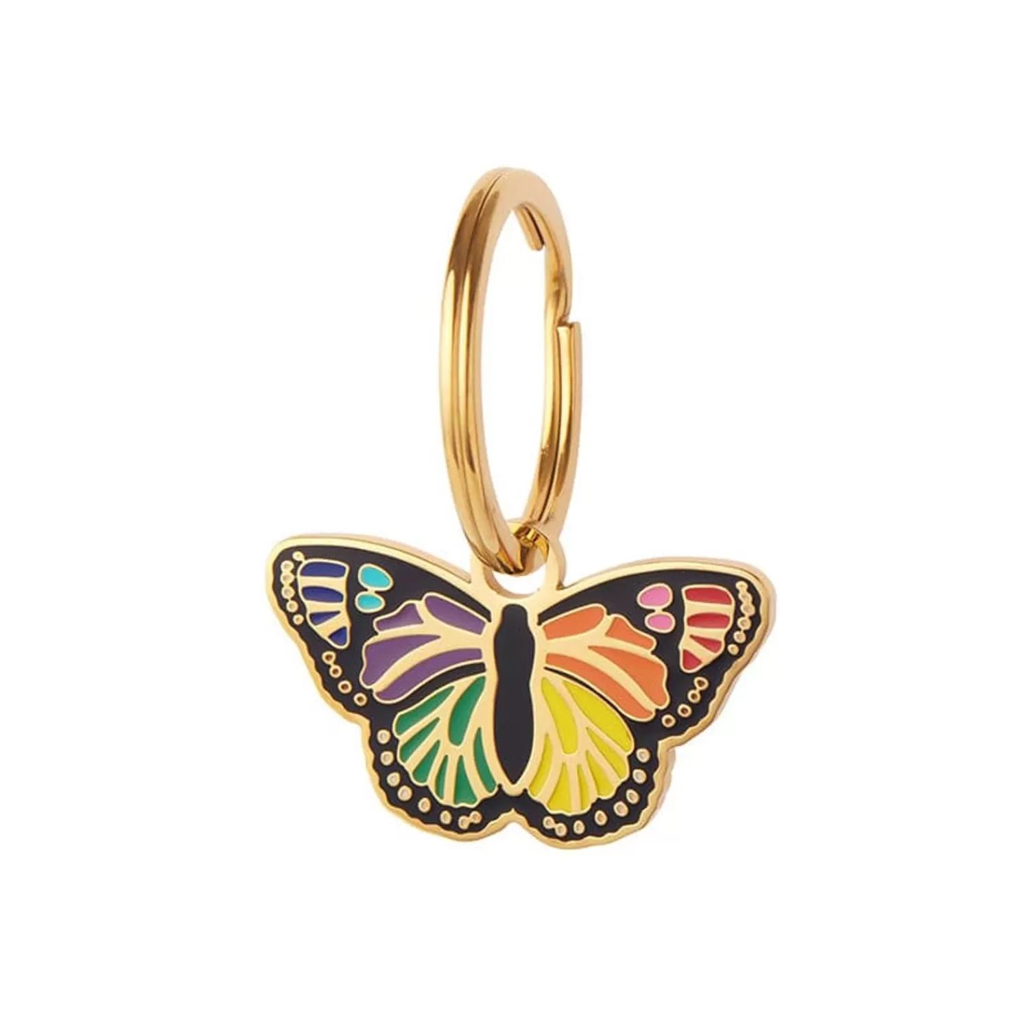 Prince Of Pride Butterfly Enamel Charm*Erstwilder Hot