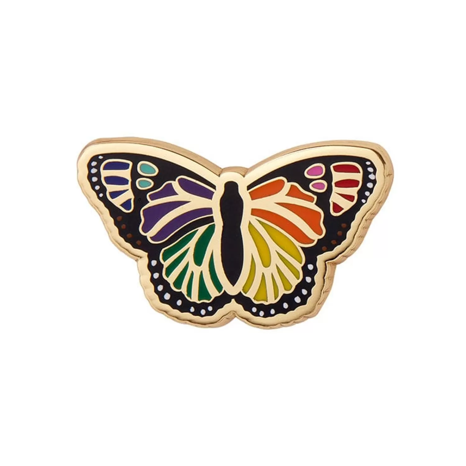 Prince Of Pride Butterfly Enamel Pin*Erstwilder Sale