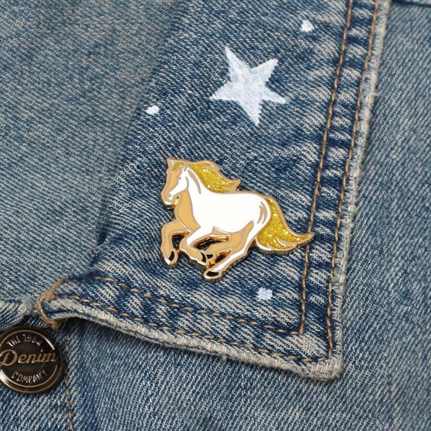 Princely Steed Enamel Pin*Erstwilder Flash Sale