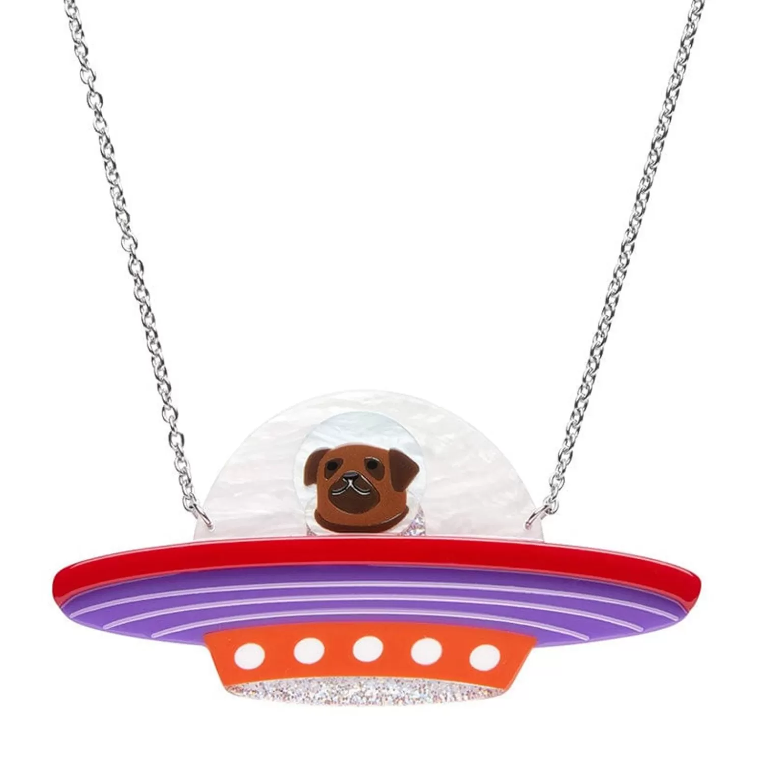 Pug Encounters Necklace*Erstwilder Best Sale