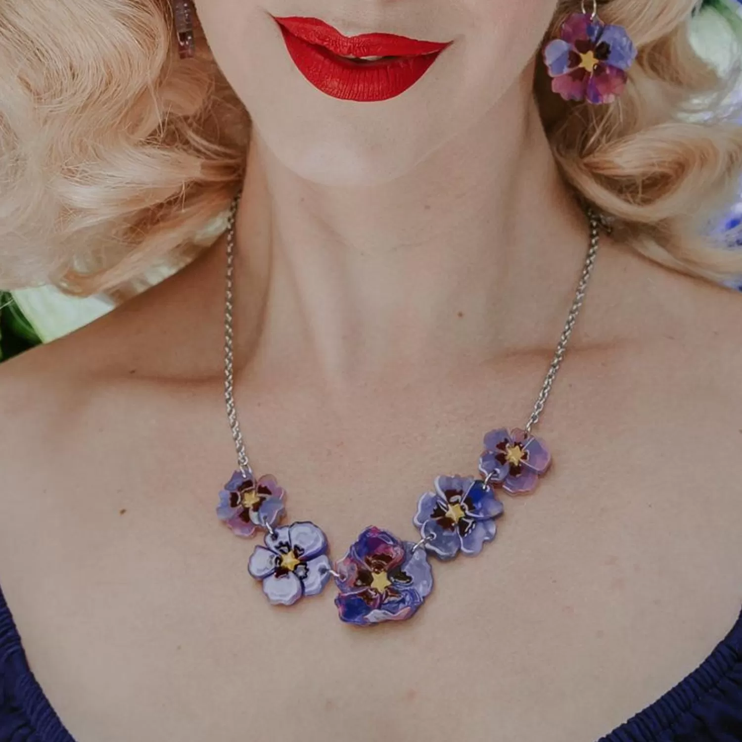 Purple Prose Necklace*Erstwilder Outlet