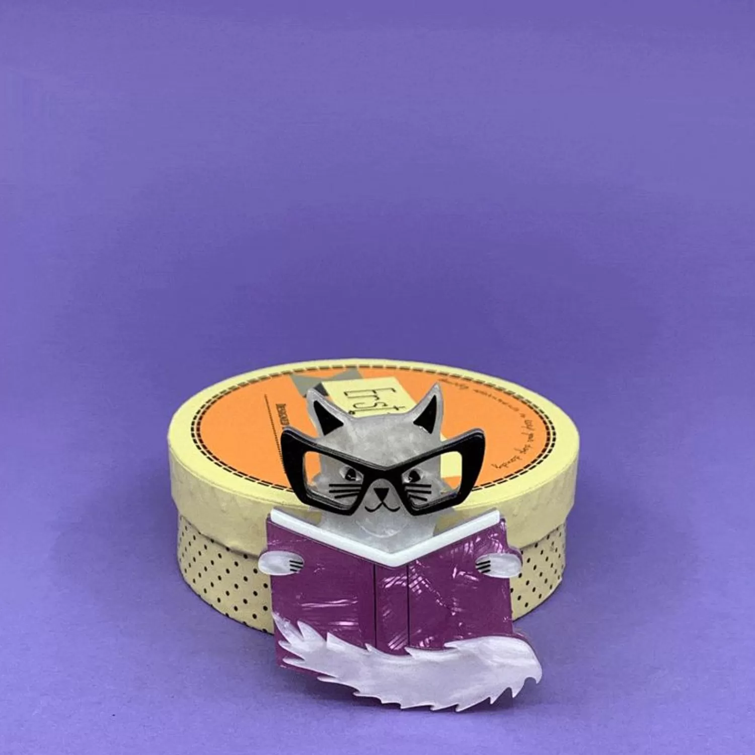 Puss In Books Brooch*Erstwilder Online