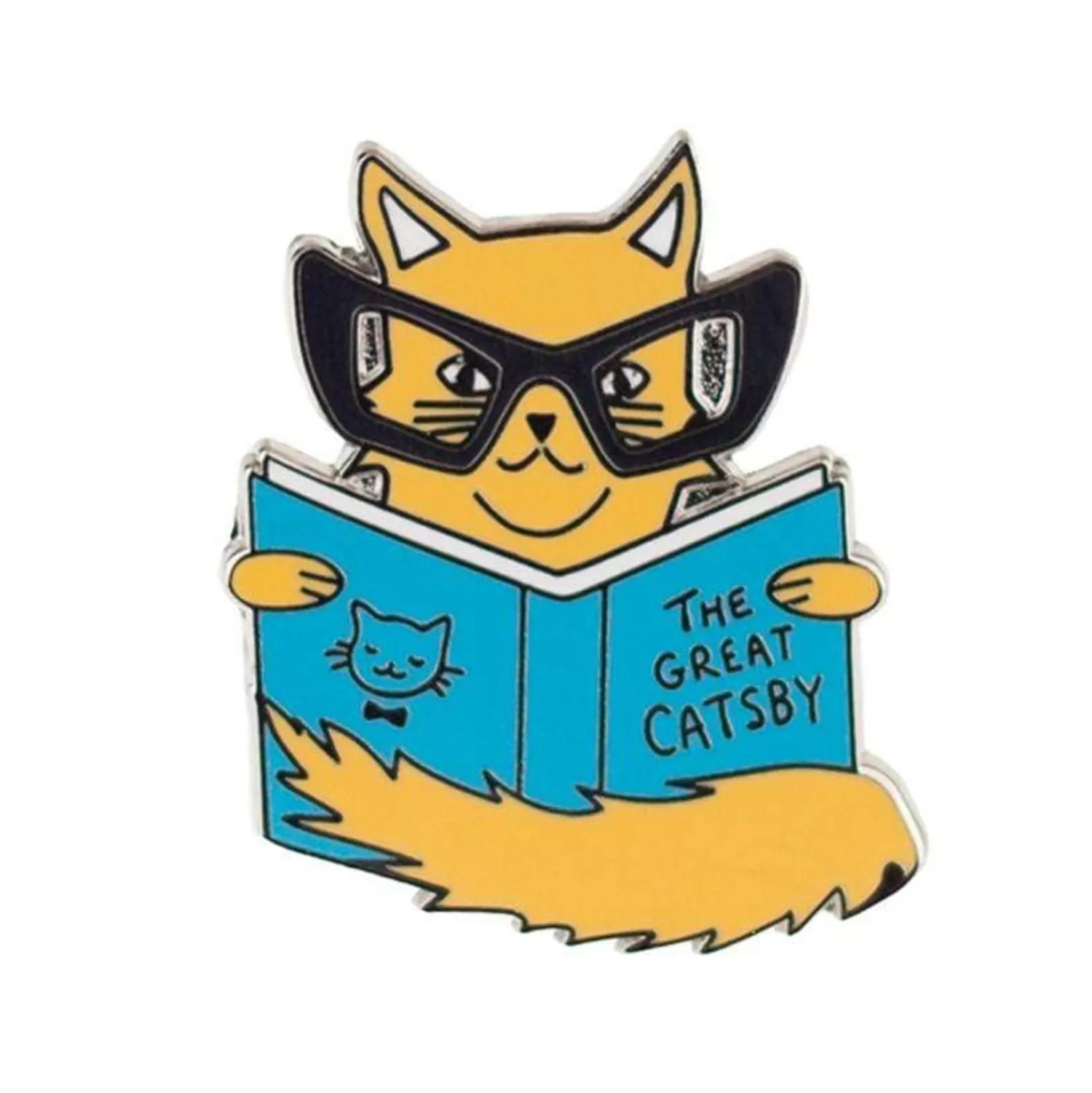 Puss In Books Enamel Pin*Erstwilder Best