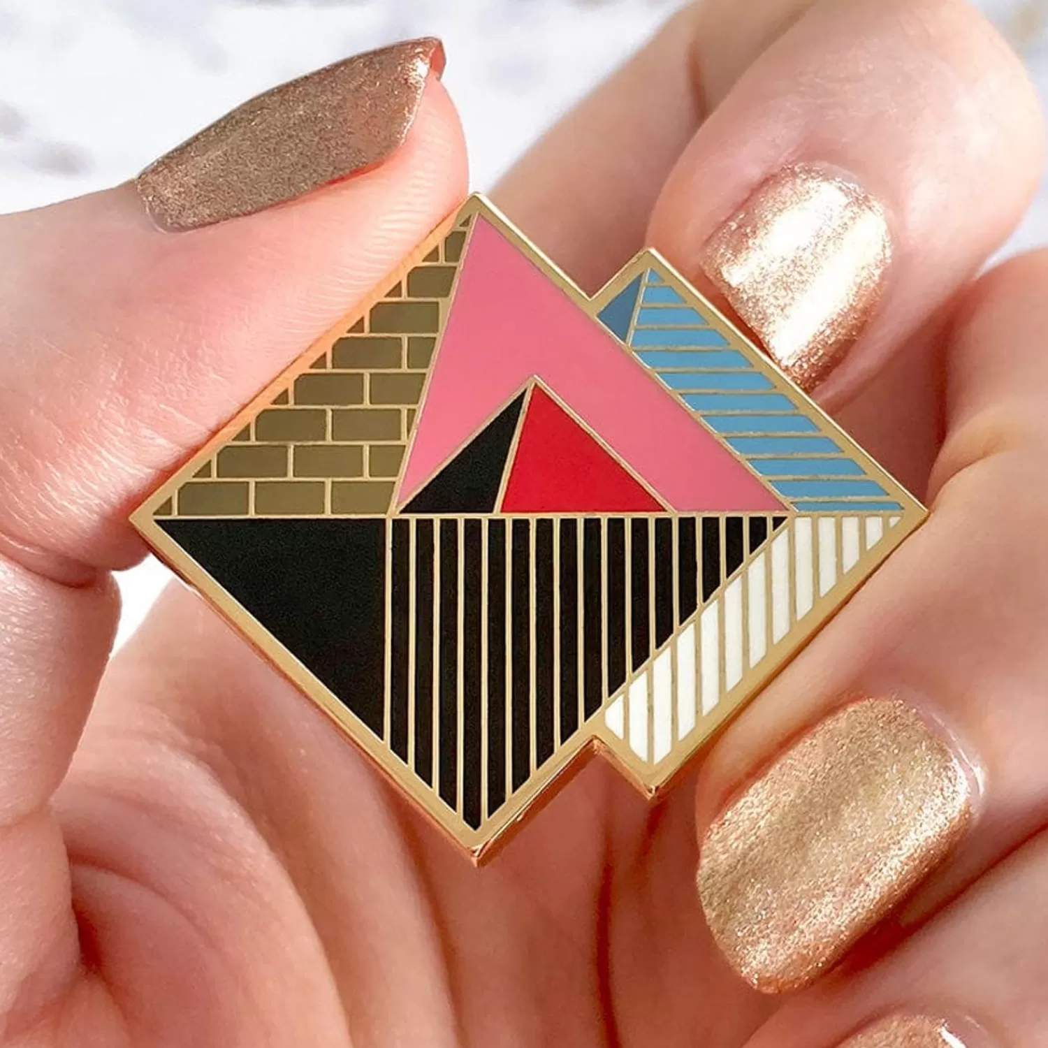 Pyramids Of Giza Enamel Pin*Erstwilder Shop