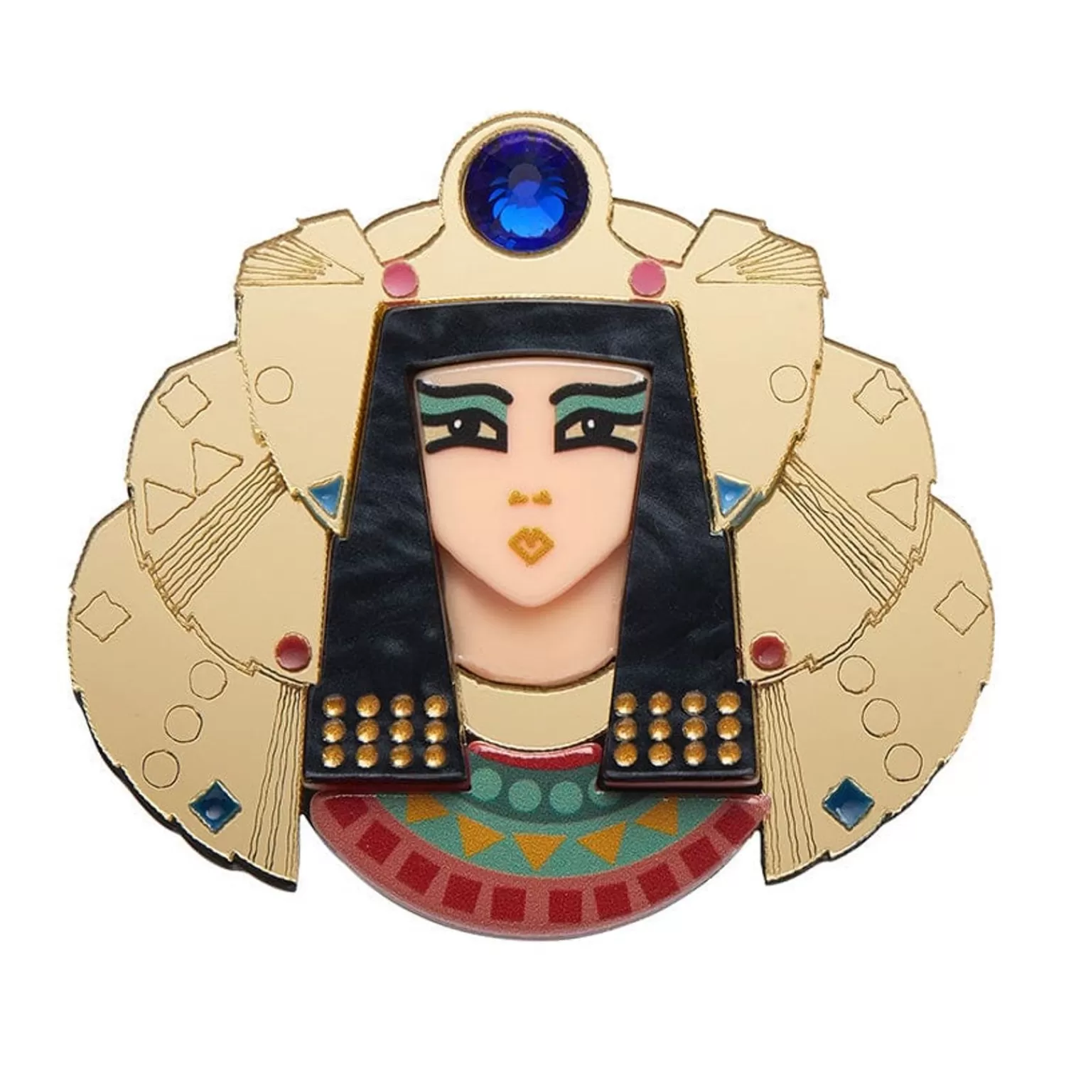 Queen Of The Nile Cleopatra Brooch*Erstwilder Store