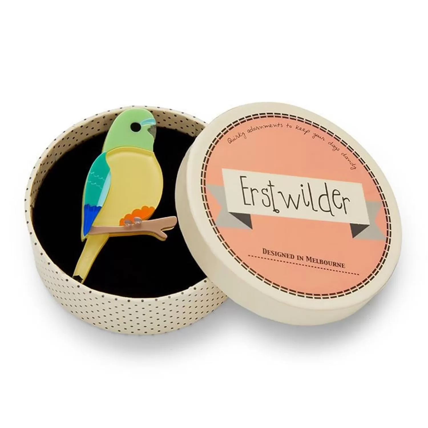 Radiant Rambler Parrot Brooch*Erstwilder Cheap