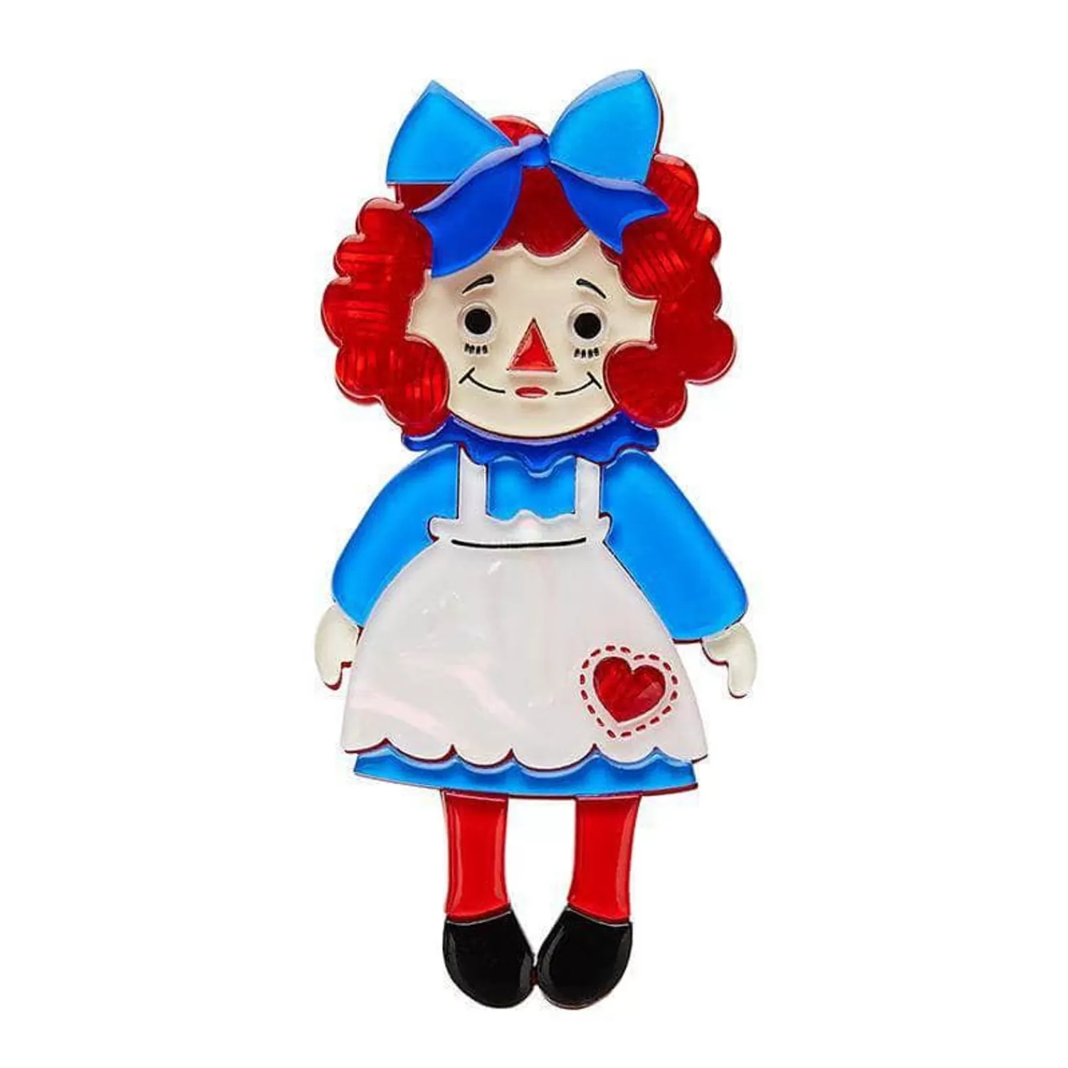 Raggedy Annie Doll Brooch*Erstwilder Cheap