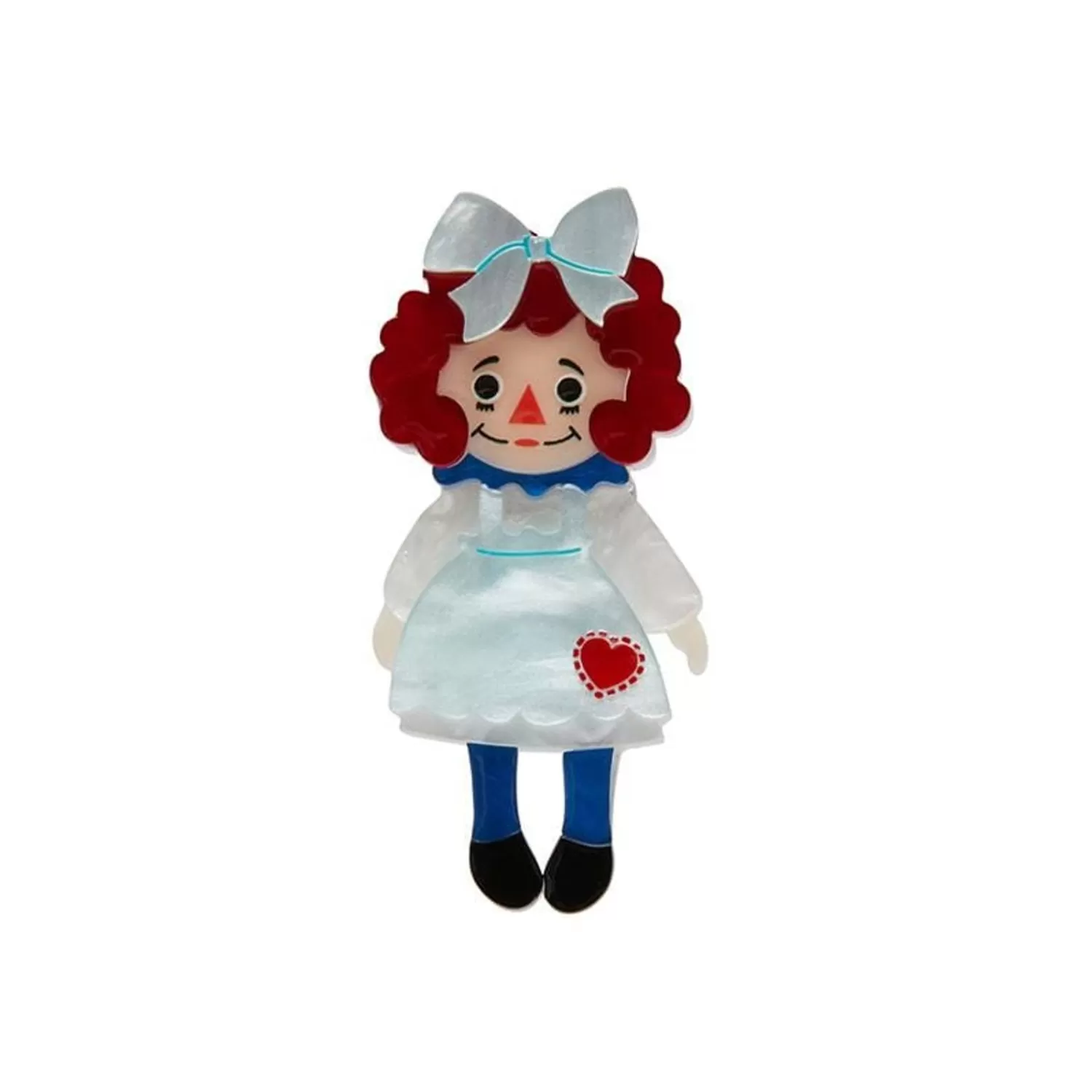 Raggedy Annie Mini Brooch*Erstwilder New