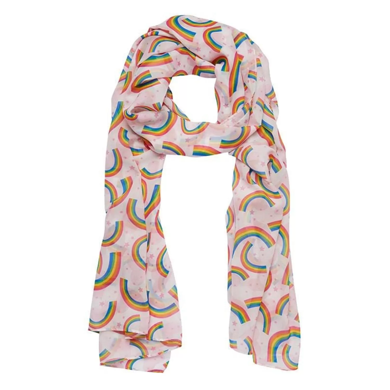 Rainbow Heart Large Neck Scarf*Erstwilder Shop