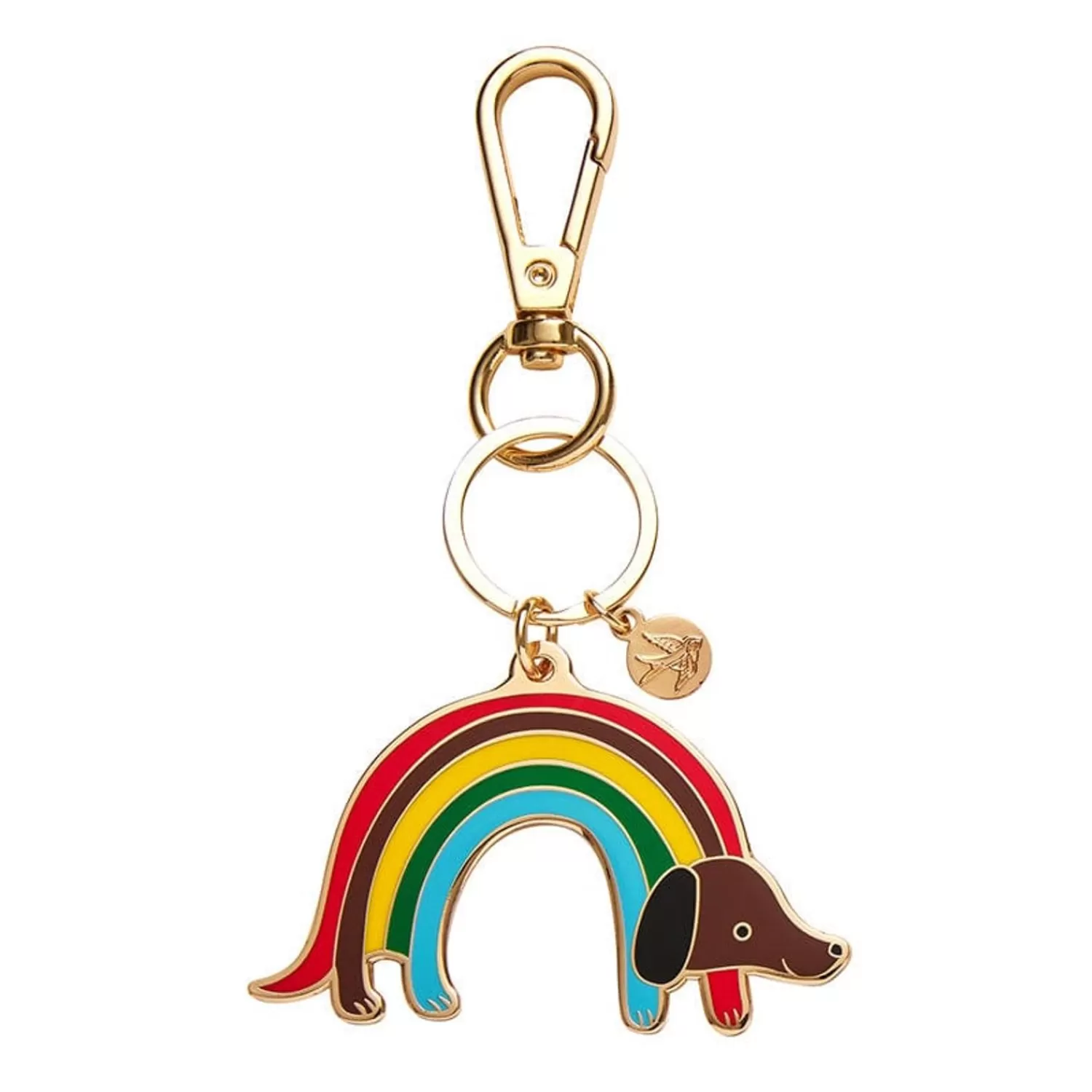 Rainbow Ruff Key Ring*Erstwilder Cheap