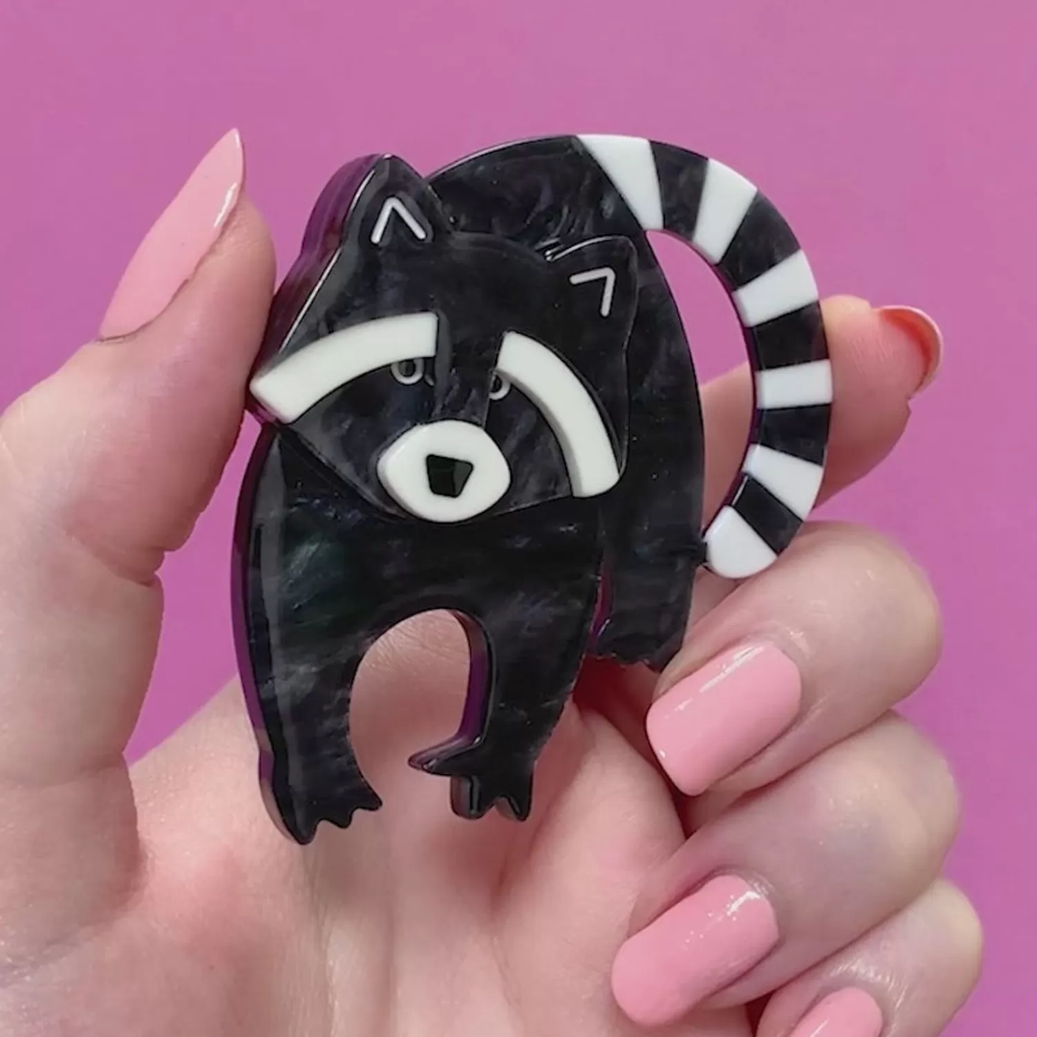 Randy Raccoon Brooch*Erstwilder Cheap