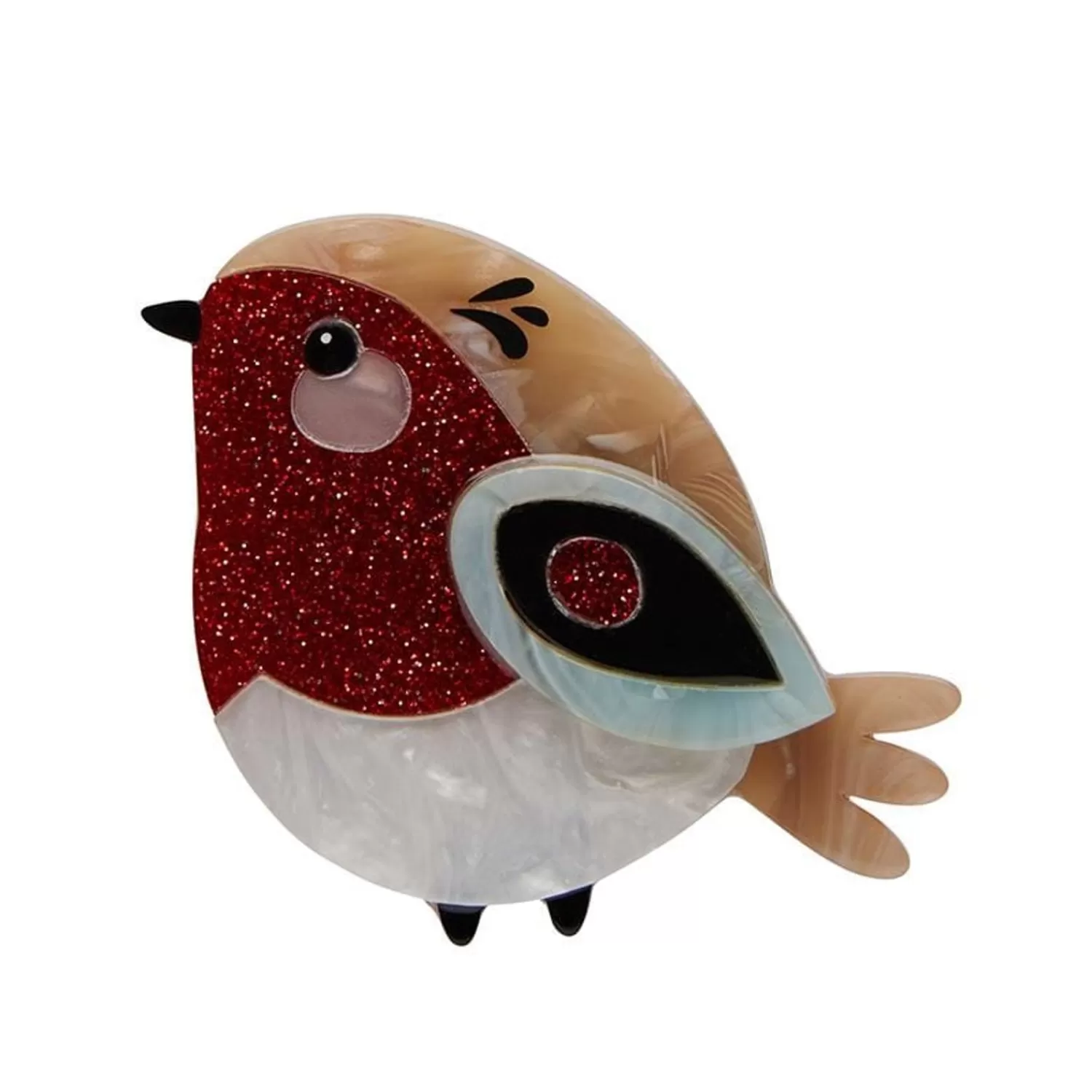 Red Robbin Brooch*Erstwilder Online