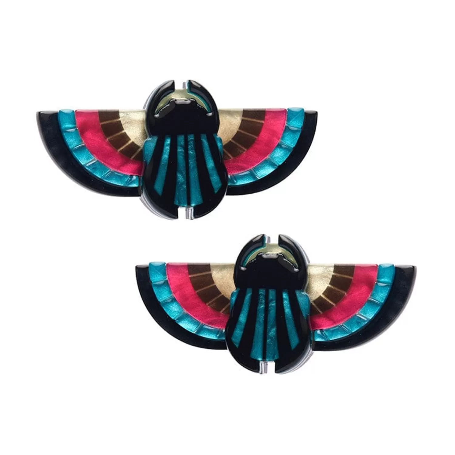 Regal Intrigue Hair Clips Set - 2 Piece*Erstwilder Fashion