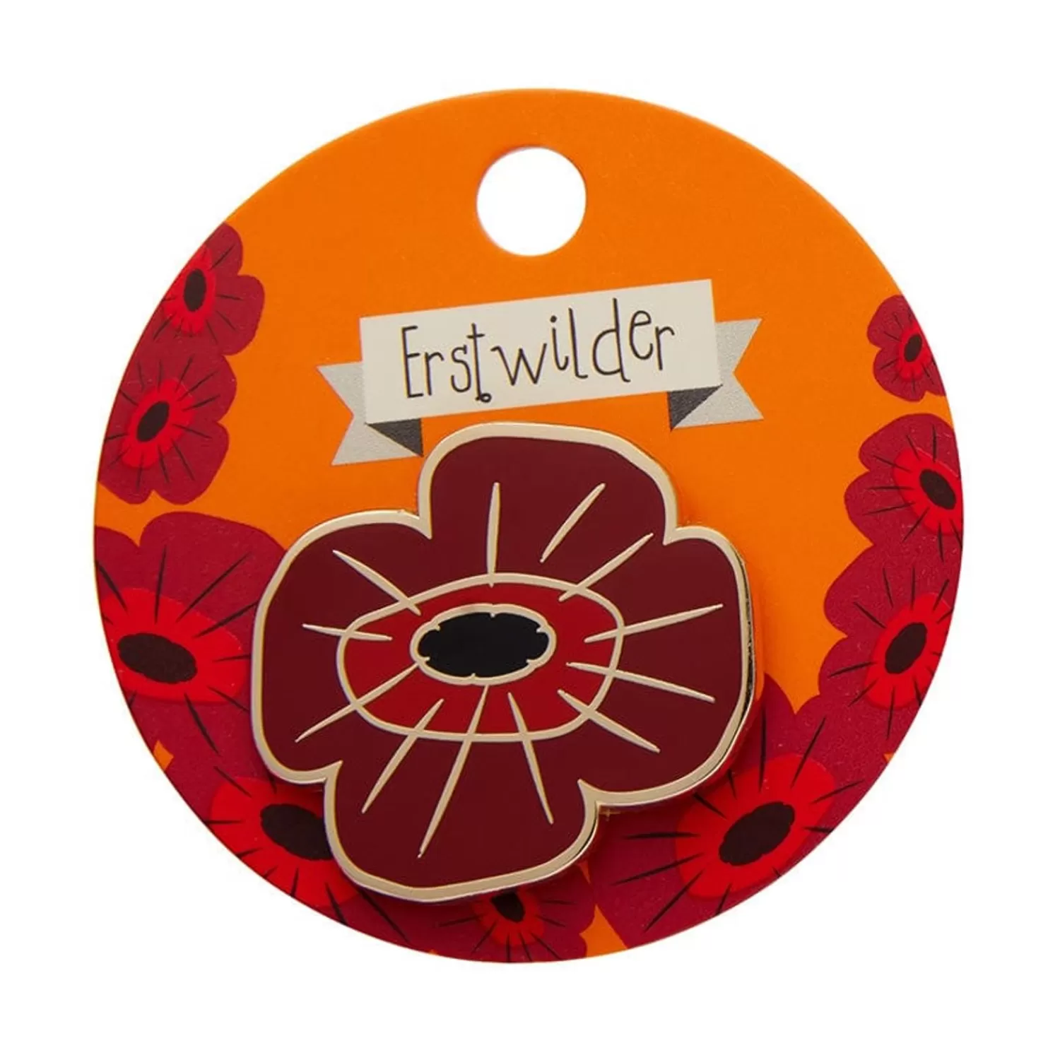 Remembrance Poppy Enamel Pin*Erstwilder Store