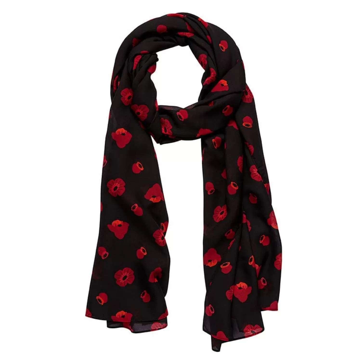 Remembrance Poppy Large Neck Scarf*Erstwilder Outlet