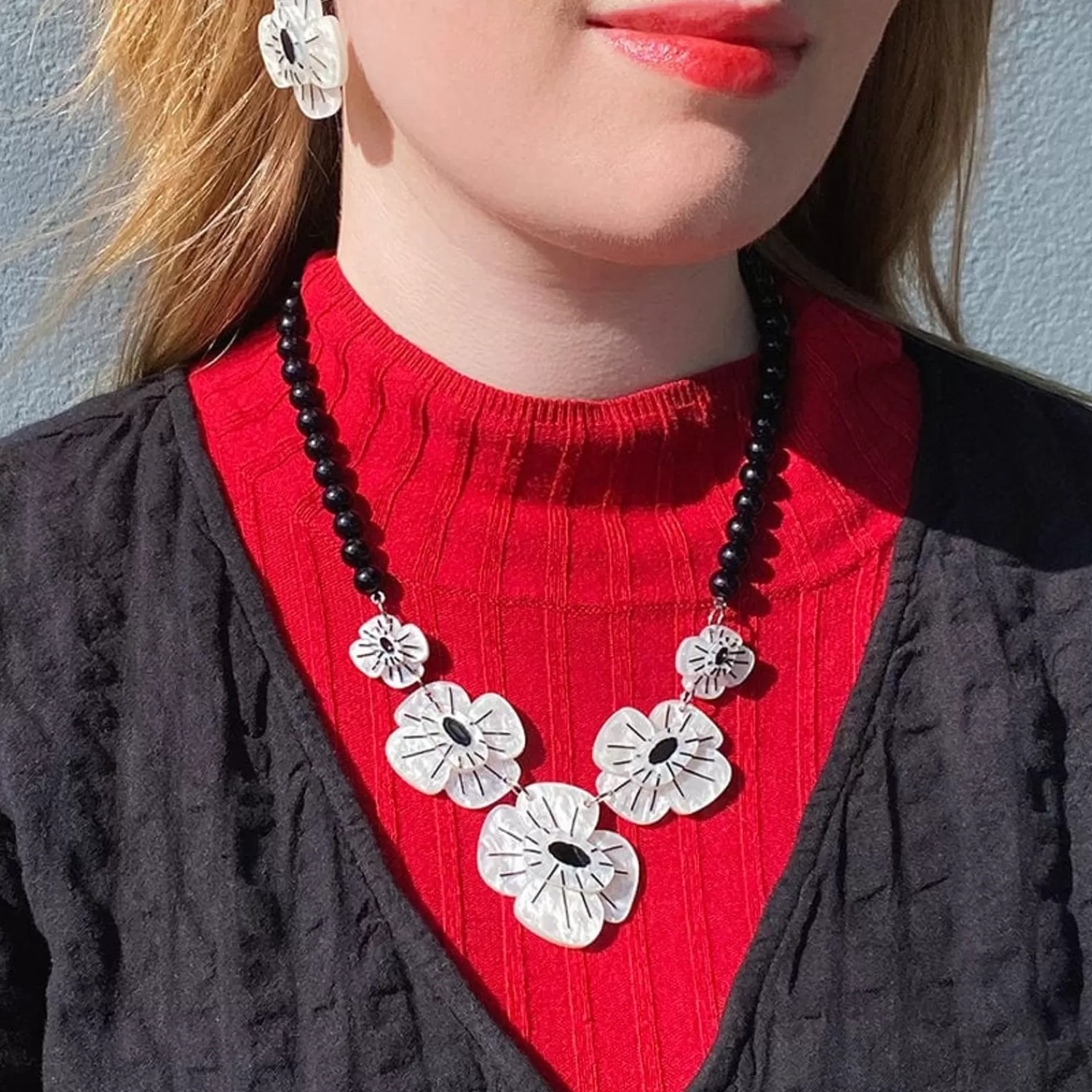 Remembrance Poppy Necklace*Erstwilder Fashion