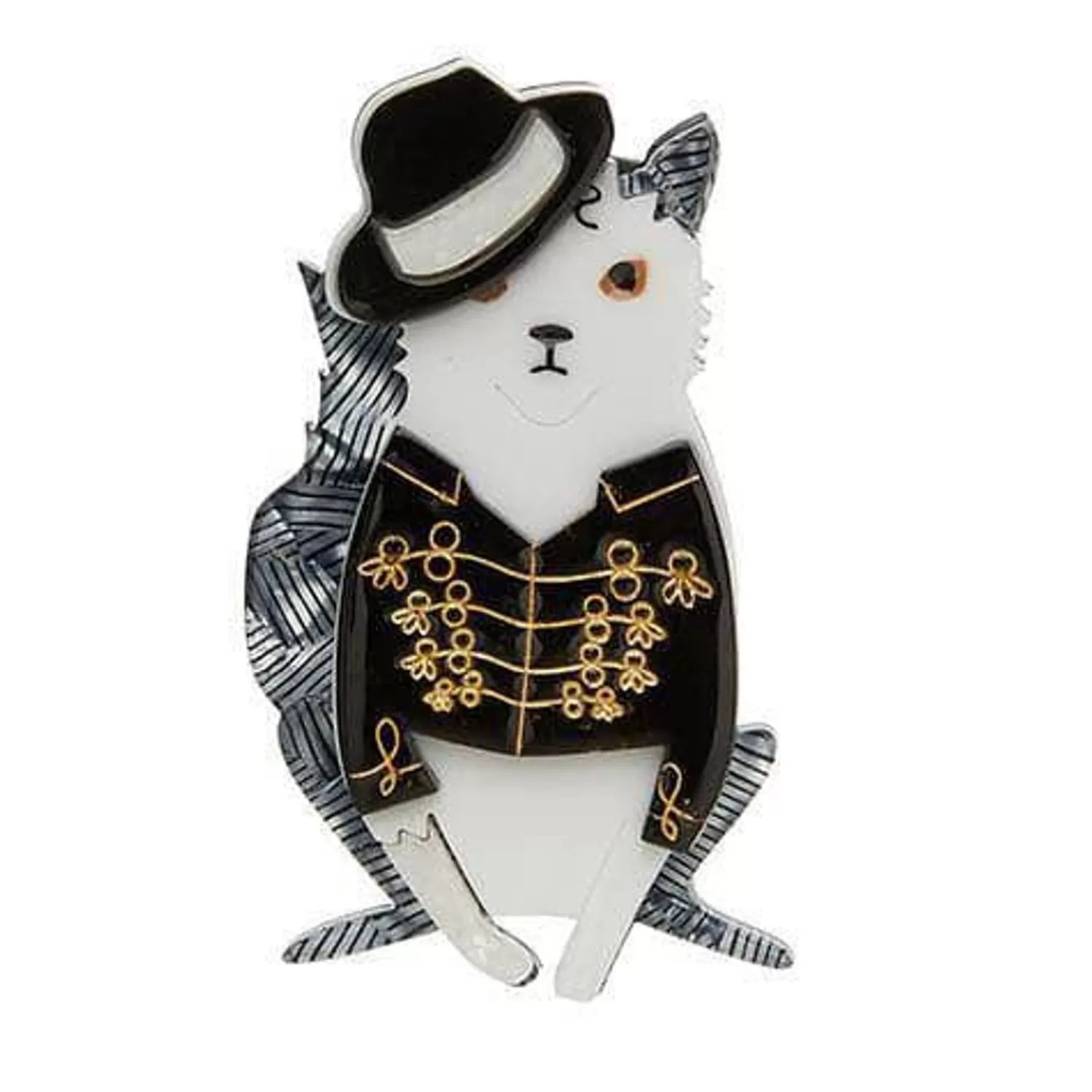 Rock With You Cat Brooch*Erstwilder New