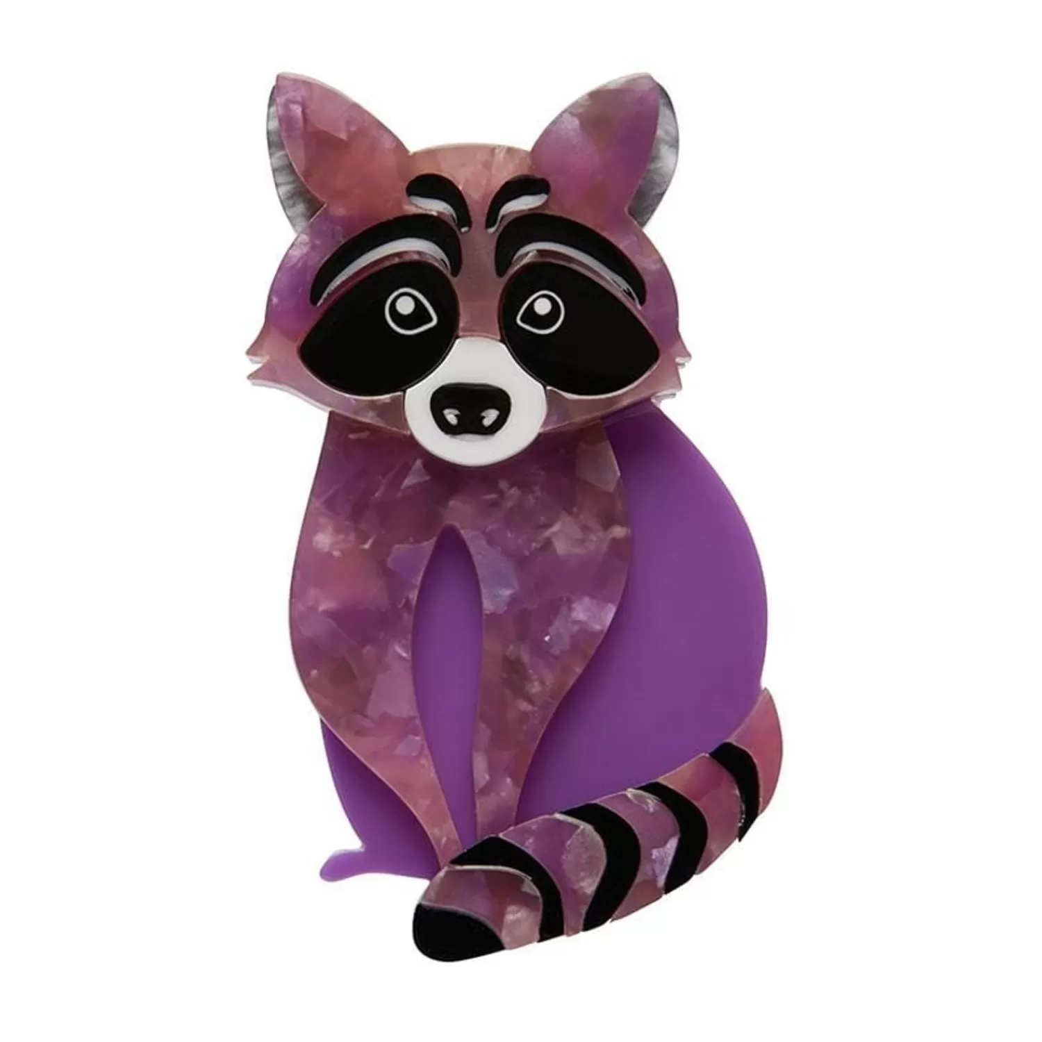 Rocket'S Riot Raccoon Brooch*Erstwilder Shop