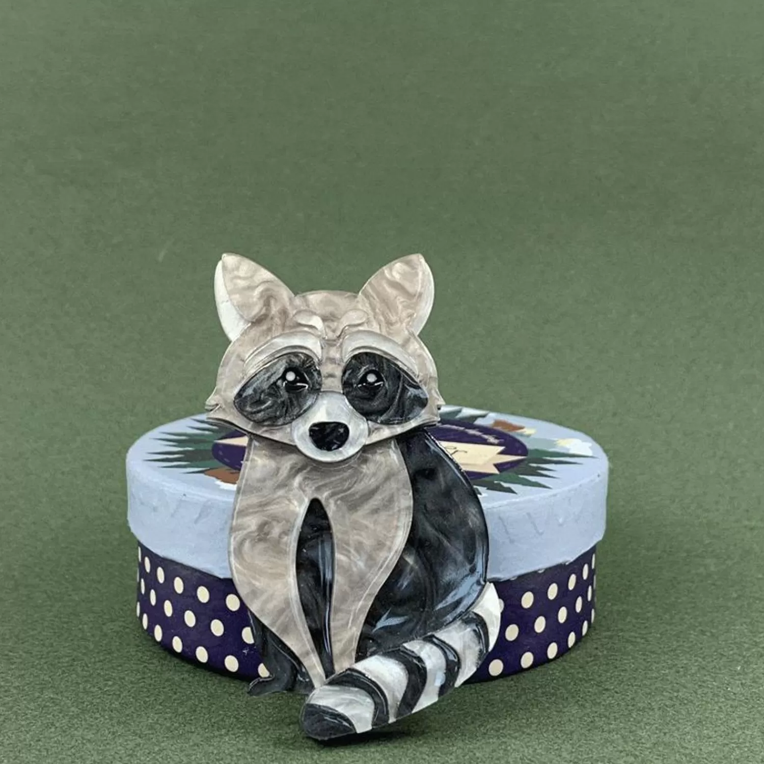 Rocket'S Riot Raccoon Brooch*Erstwilder Discount