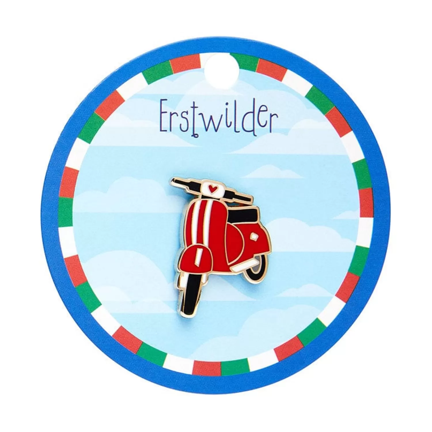 Roman Holiday Enamel Pin*Erstwilder Outlet