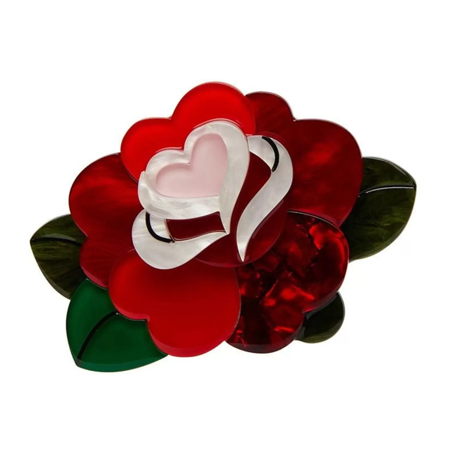 Roses Are Red Brooch*Erstwilder Clearance