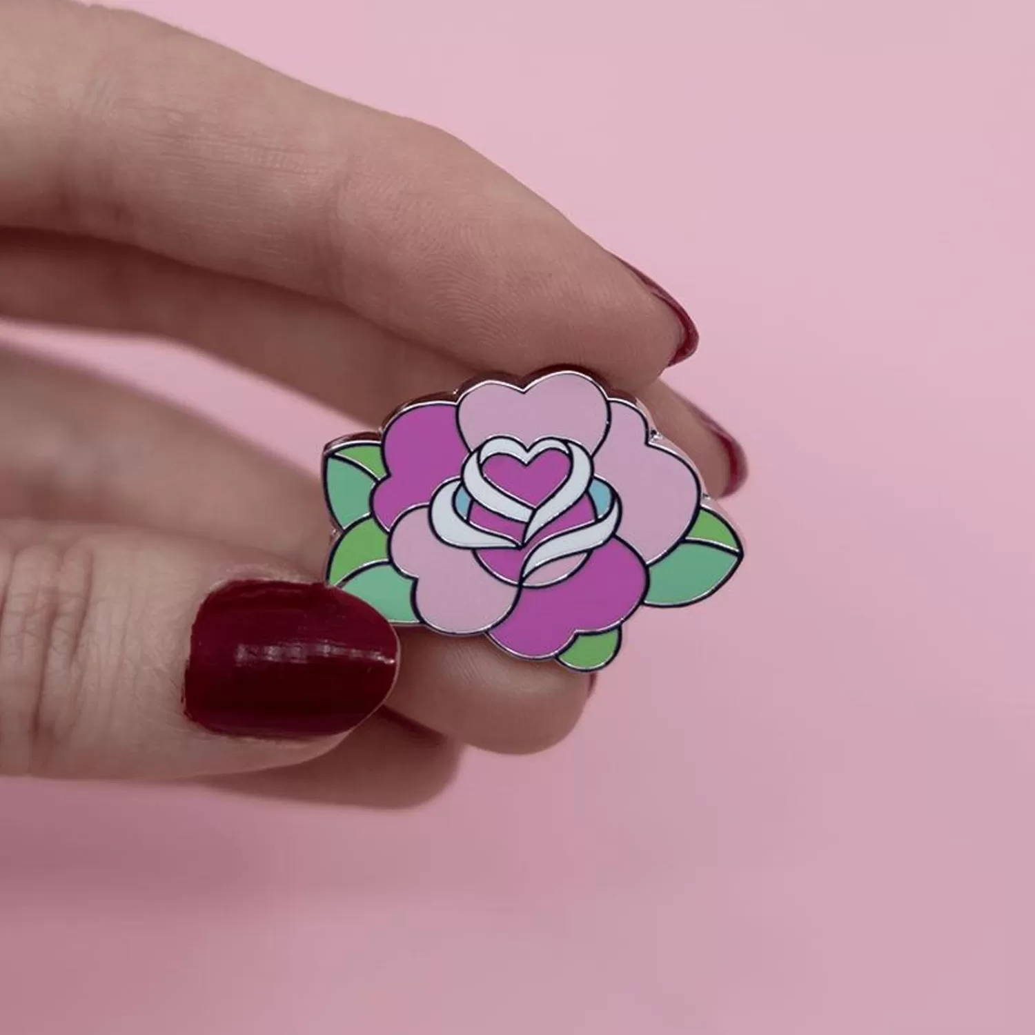 Roses Are Red Enamel Pin*Erstwilder Outlet