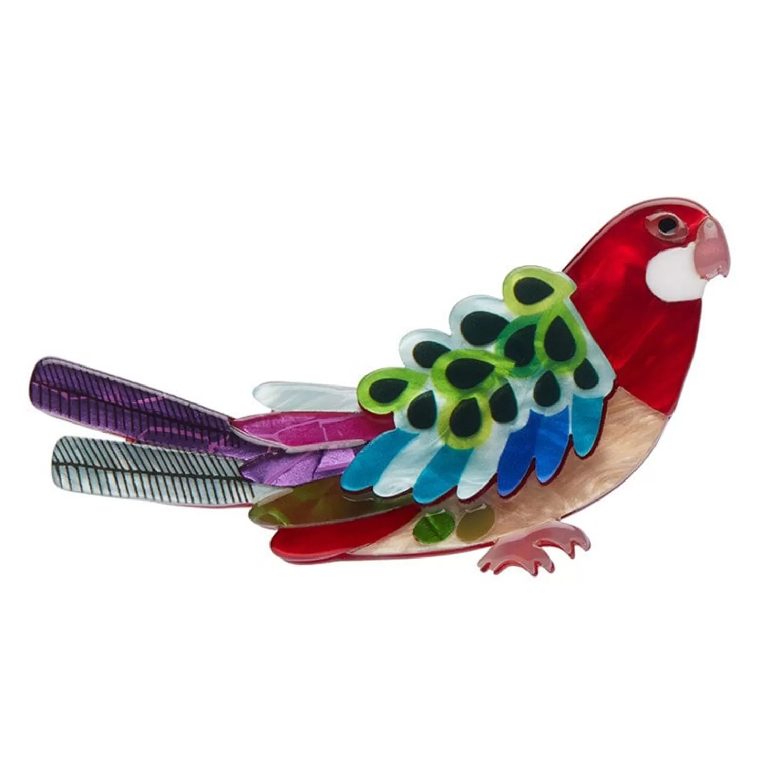 Rosie Rosella Brooch*Erstwilder Outlet