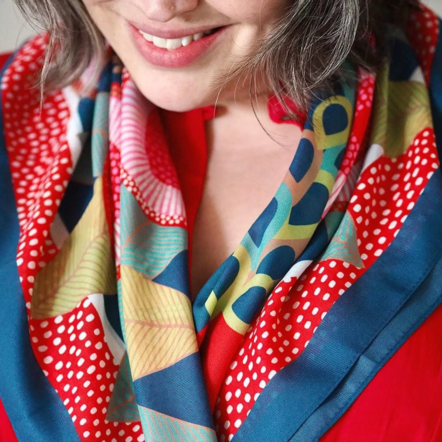 Rosie Rosella Square Scarf*Erstwilder Online