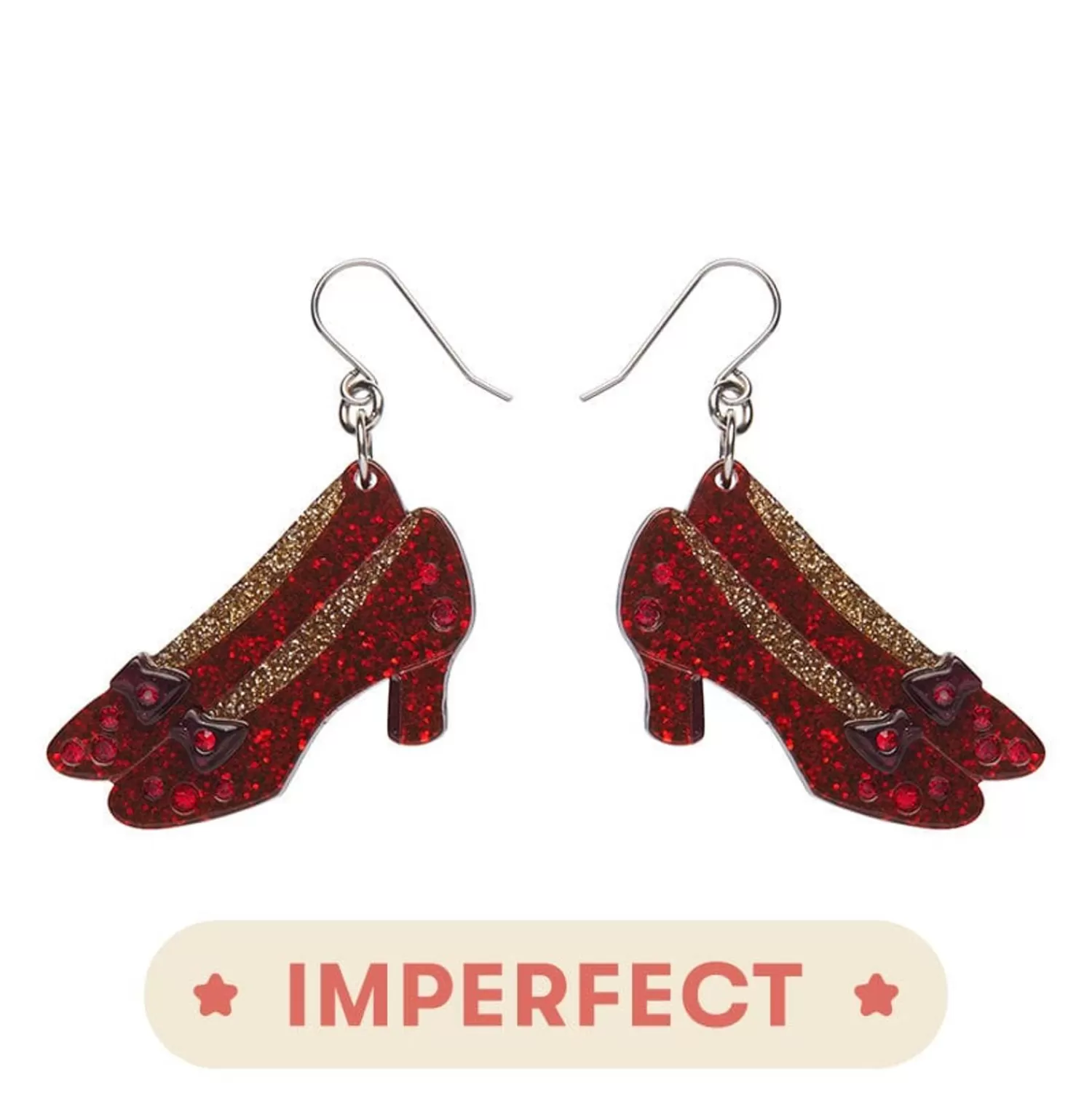 Ruby Slippers Earrings (Imperfect)*Erstwilder Cheap