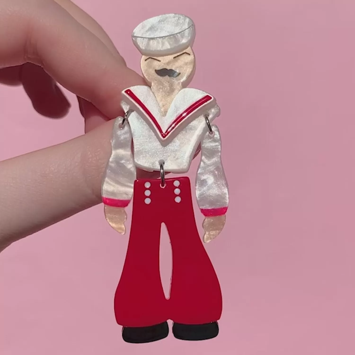 Sailor Barry Brooch*Erstwilder Discount