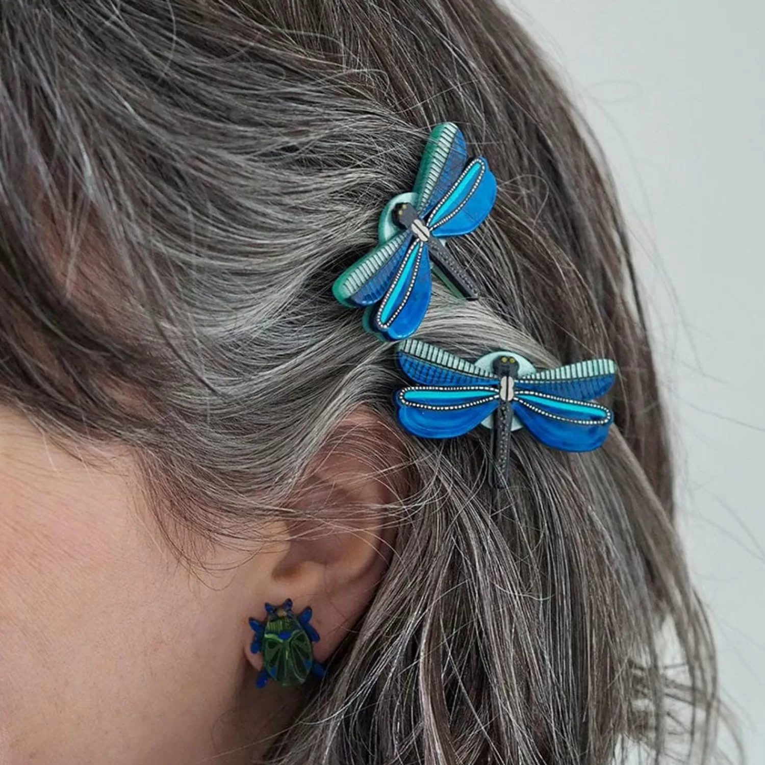 Sapphire Sky Dancer Hair Clips Set - 2 Piece*Erstwilder Hot