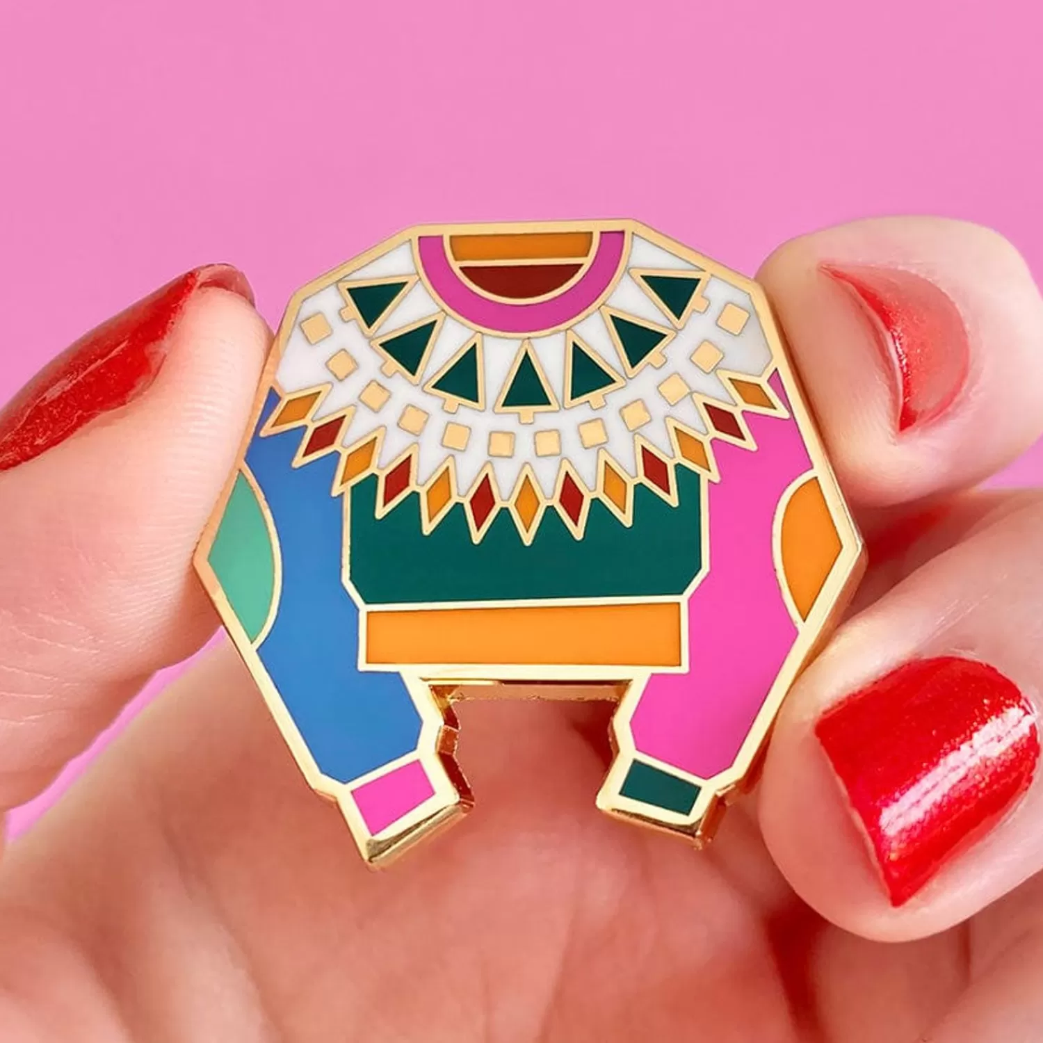 Seasonal Sweater Enamel Pin*Erstwilder Fashion