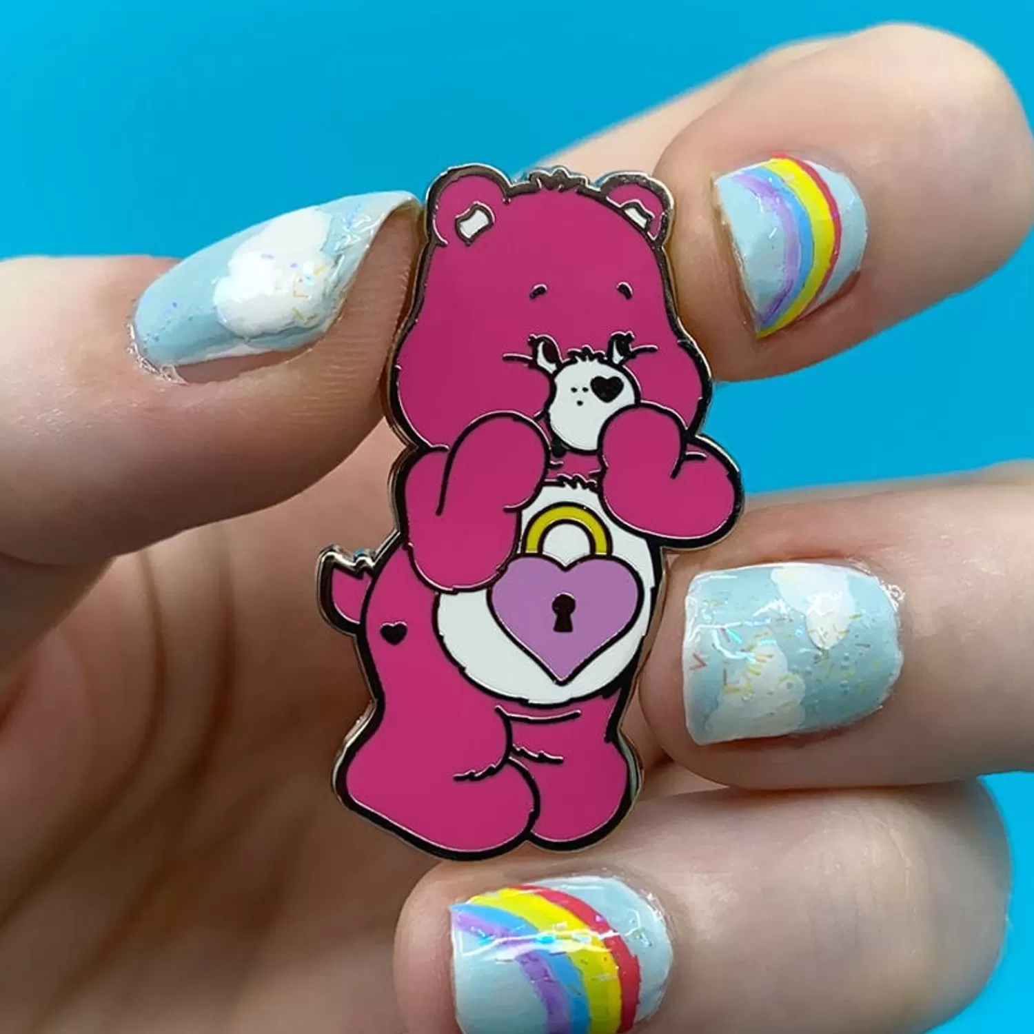 Secret Bear Enamel Pin*Erstwilder Flash Sale