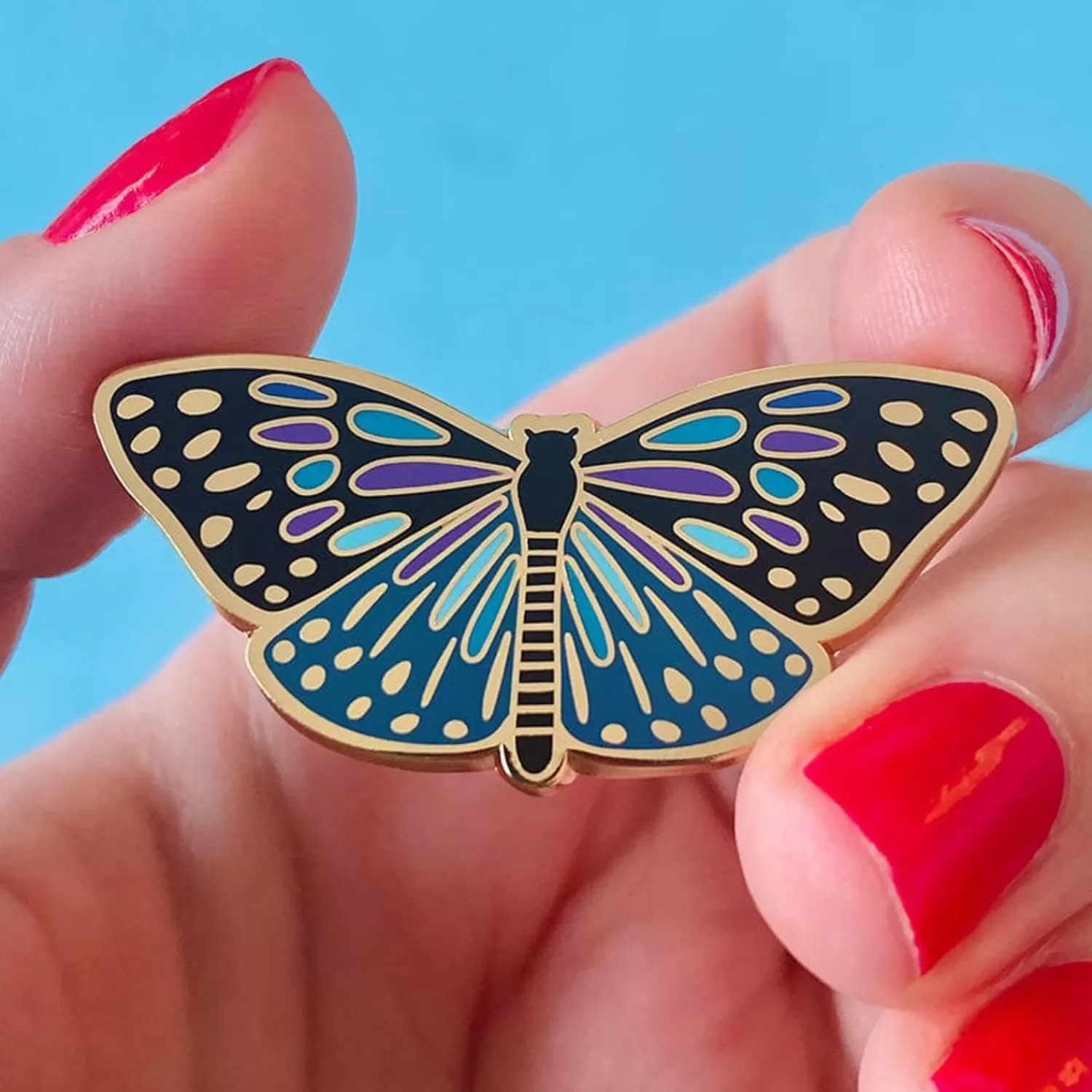 Set Yourself Free Butterfly Enamel Pin*Erstwilder Hot