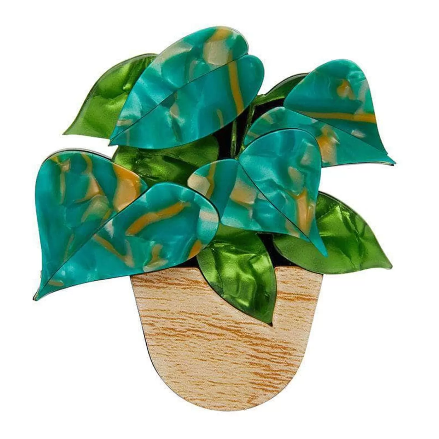 Show Me The Money Plant Brooch*Erstwilder Best Sale