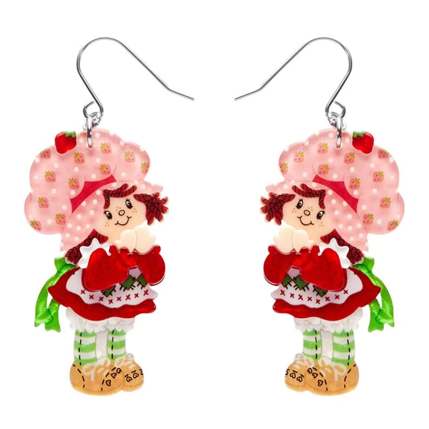 Simple Strawberry Pleasures Drop Earrings*Erstwilder Fashion