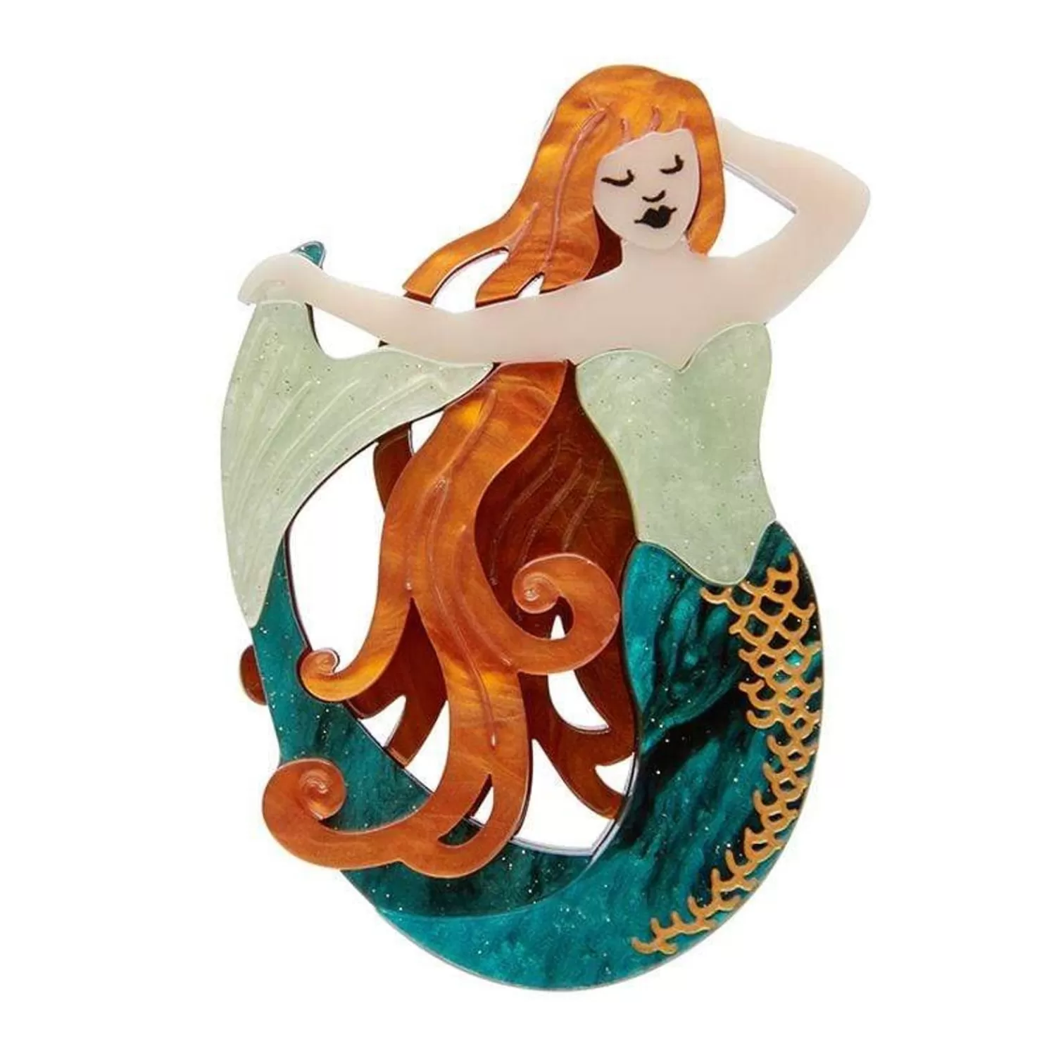 Siren'S Call Brooch*Erstwilder Flash Sale