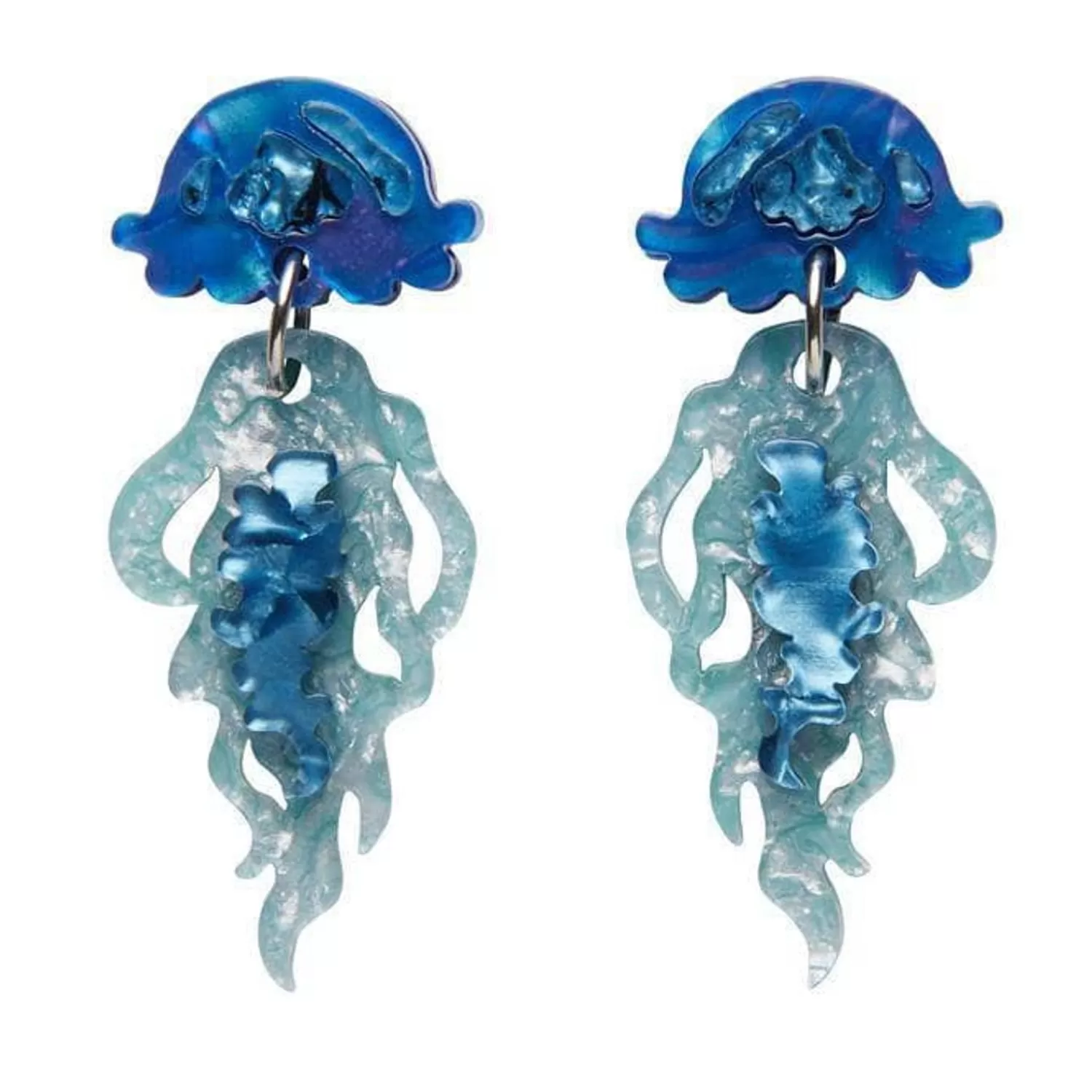 Slippin' Under Jellyfish Earrings*Erstwilder Cheap