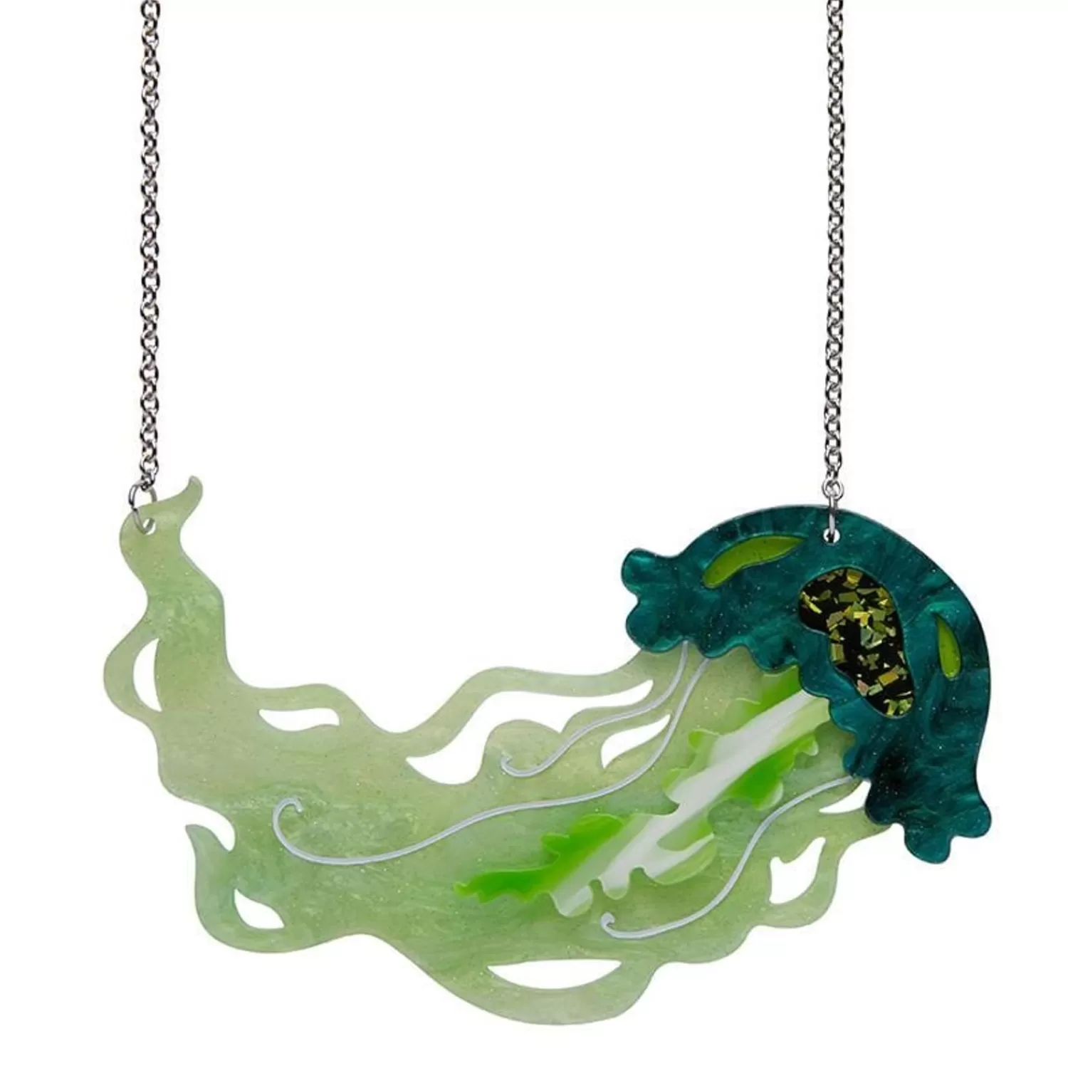 Slippin' Under Jellyfish Necklace*Erstwilder Discount